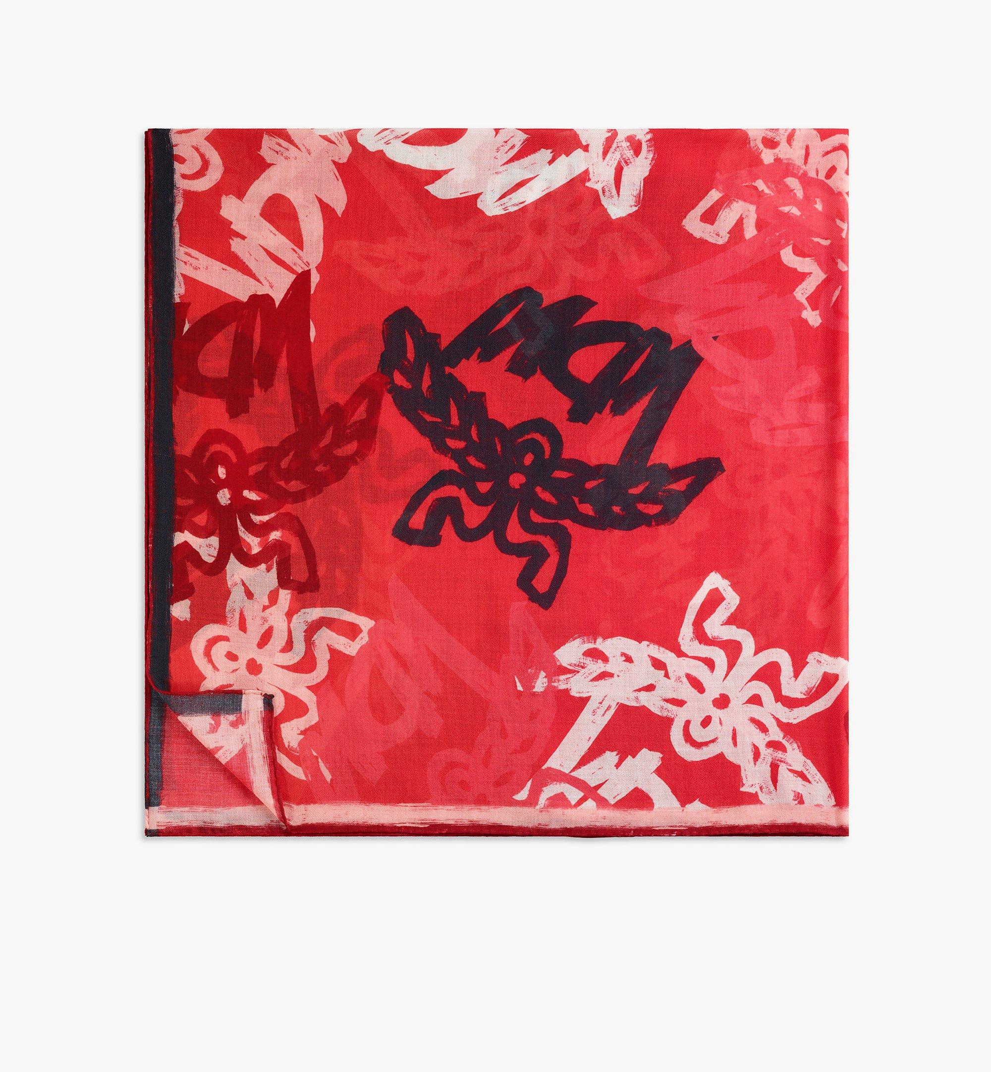 Image of Abstract Monogram Wool Scarf