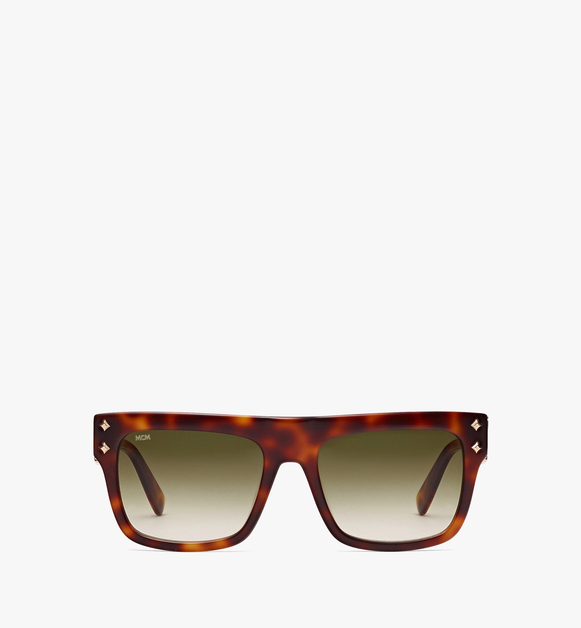 MCM Bicolor Rectangular Sunglasses