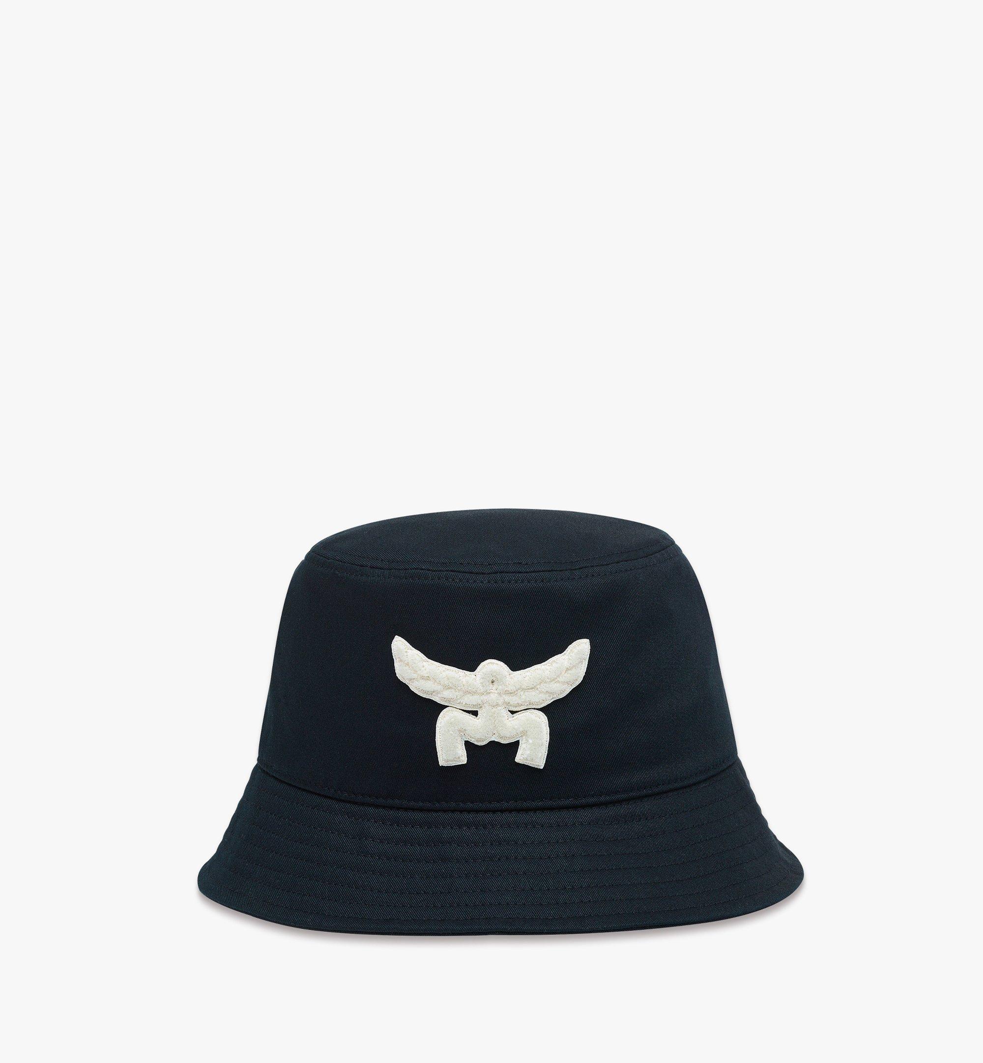 MCM Essential Logo Bucket Hat in Cotton Twill