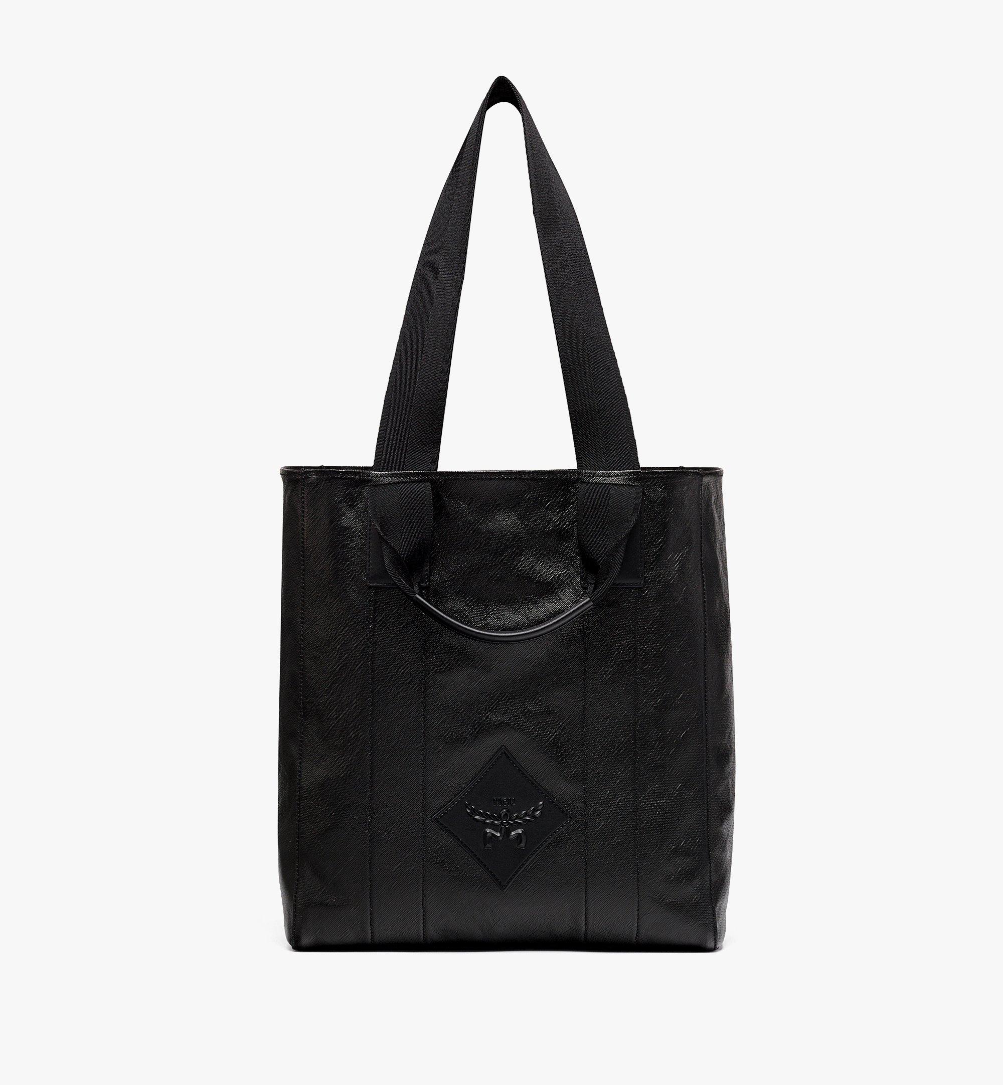 MCM Reversible Diamond Tote in Canvas Leather Mix