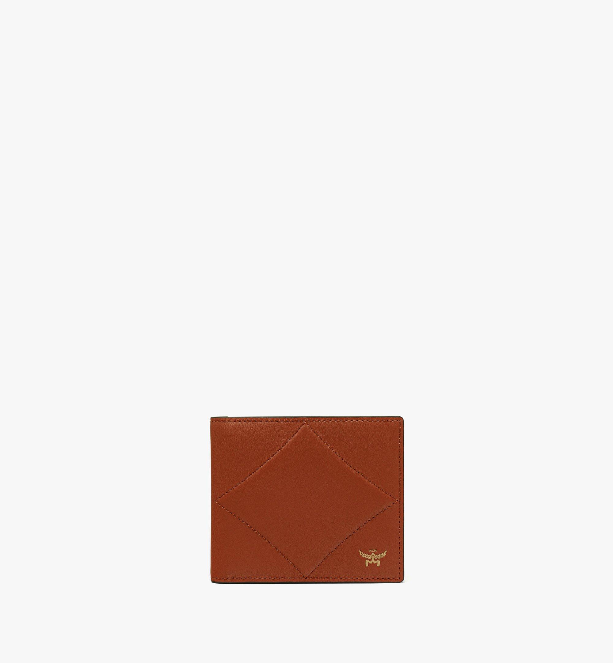 MCM Diamond Bifold Wallet in Spanish Calf Leather