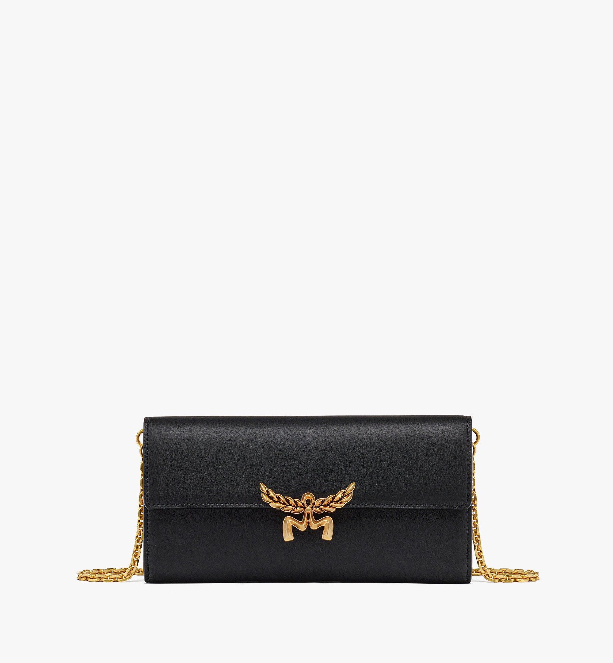 MCM Himmel Chain Wallet in Spanish Calf Leather