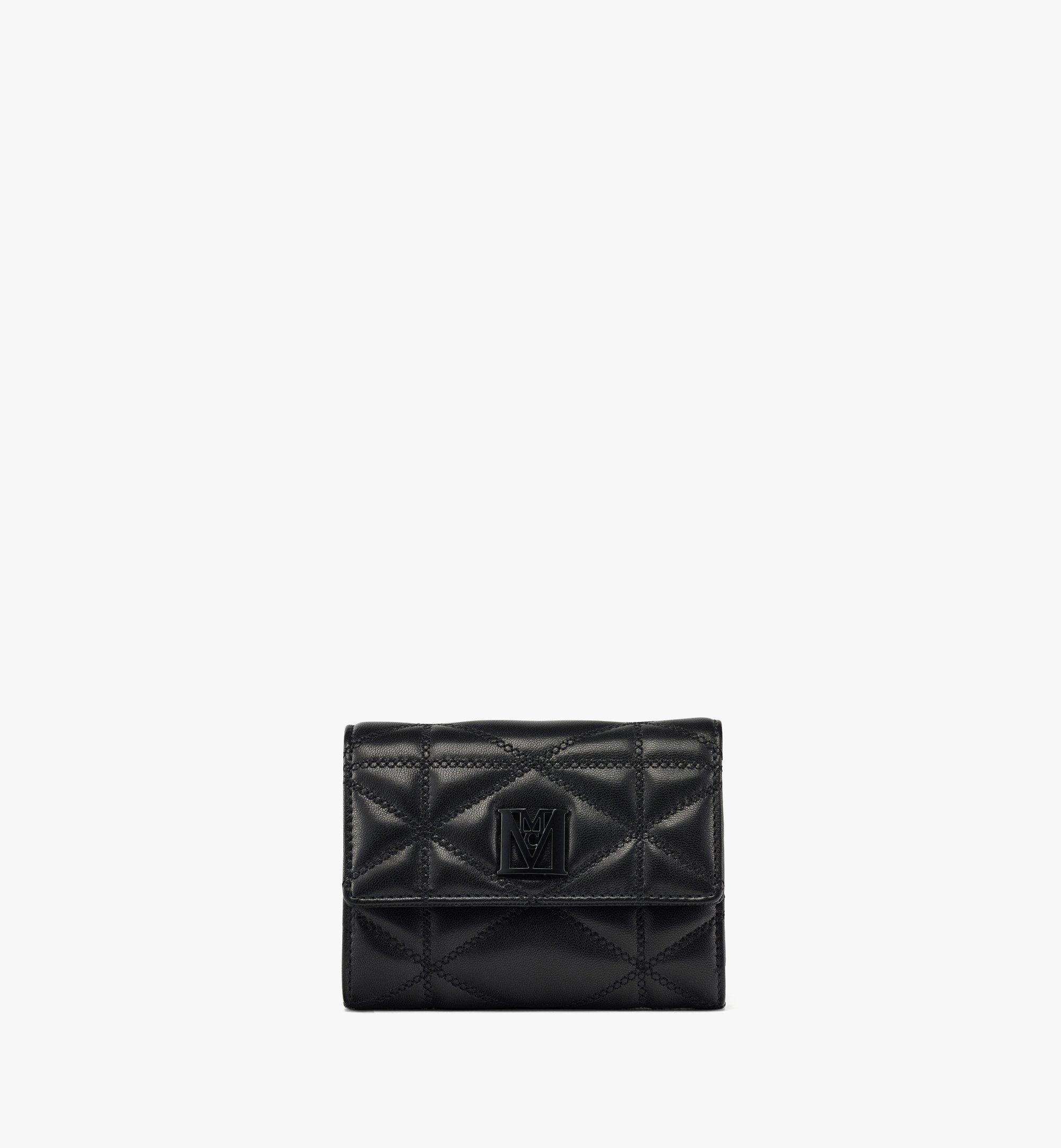 MCM Travia Trifold Wallet in Cloud Quilted Leather