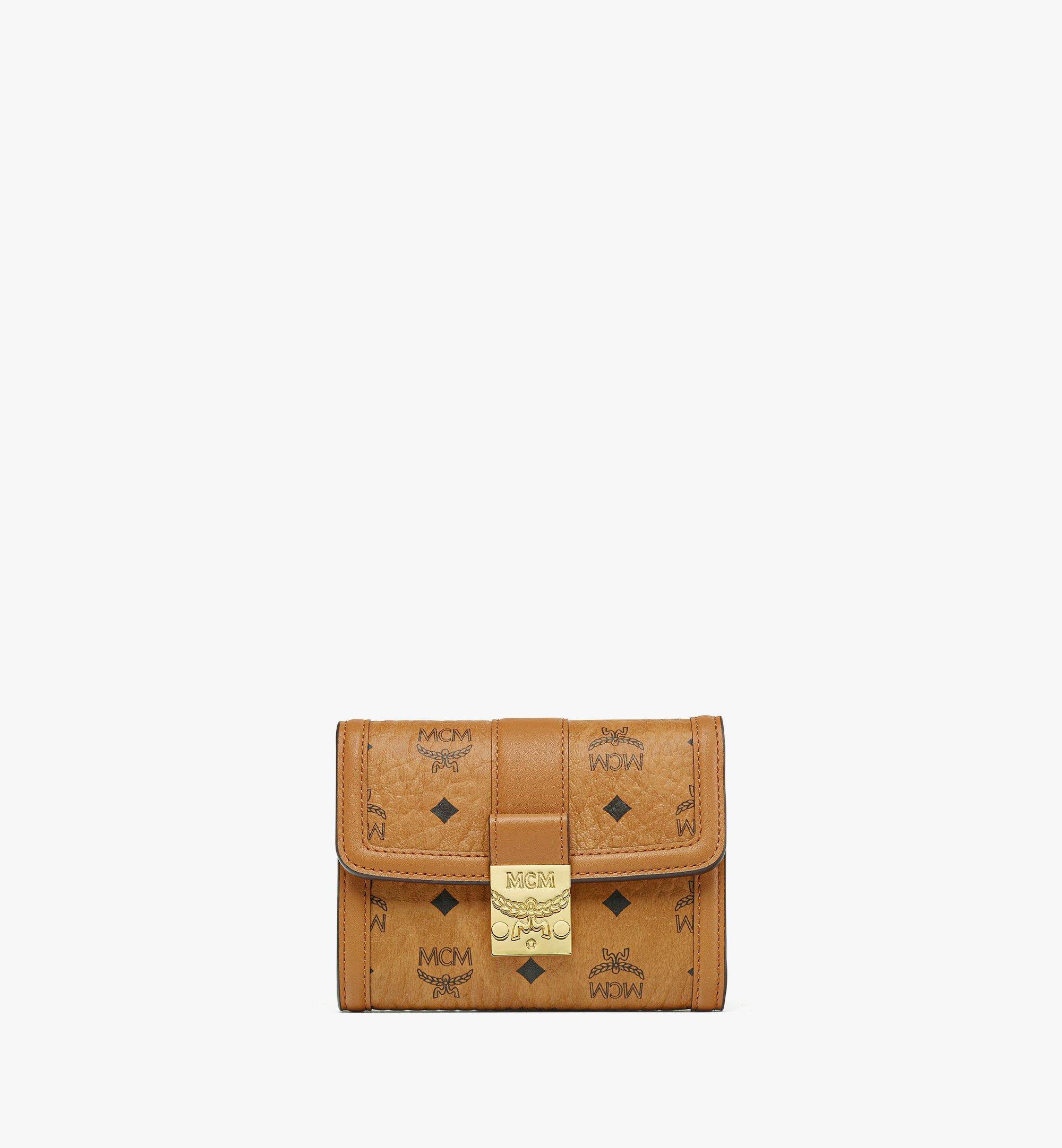 MCM Tracy Trifold Wallet in Visetos