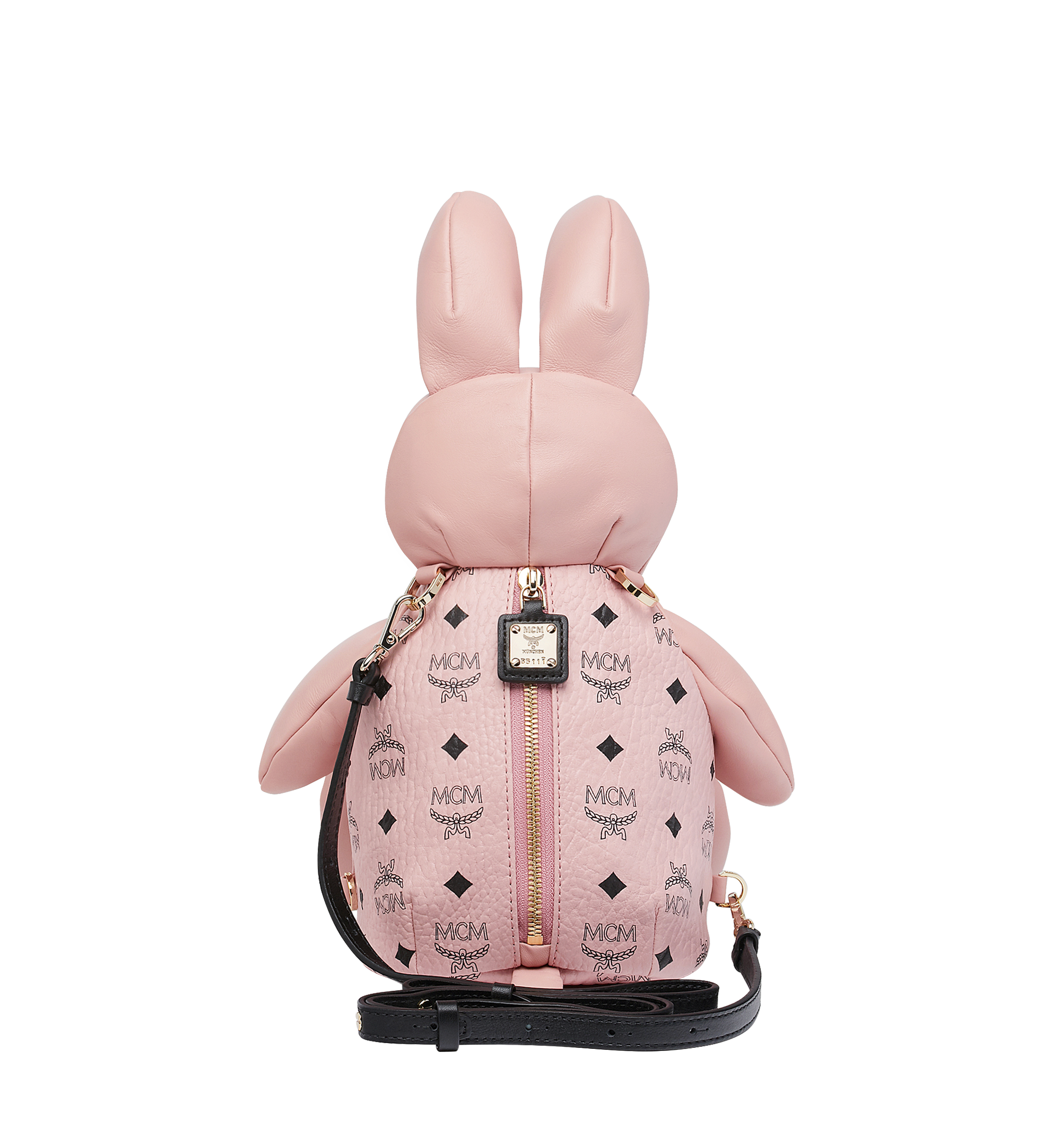 One Size MCM Zoo Rabbit Doll Backpack Soft Pink