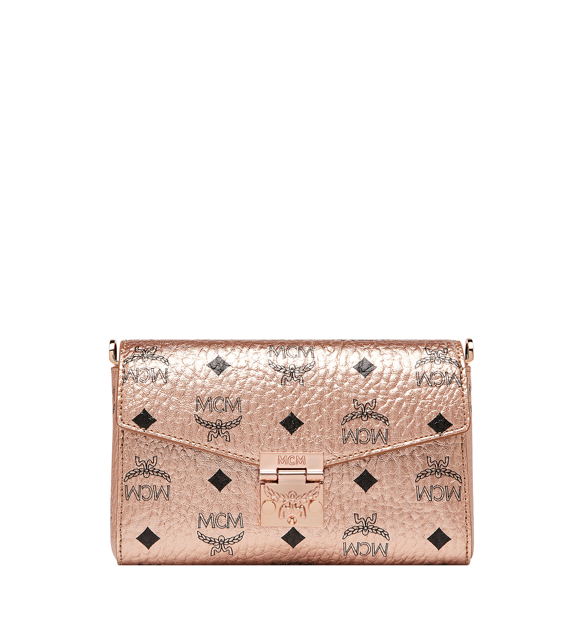 mcm millie visetos flap crossbody