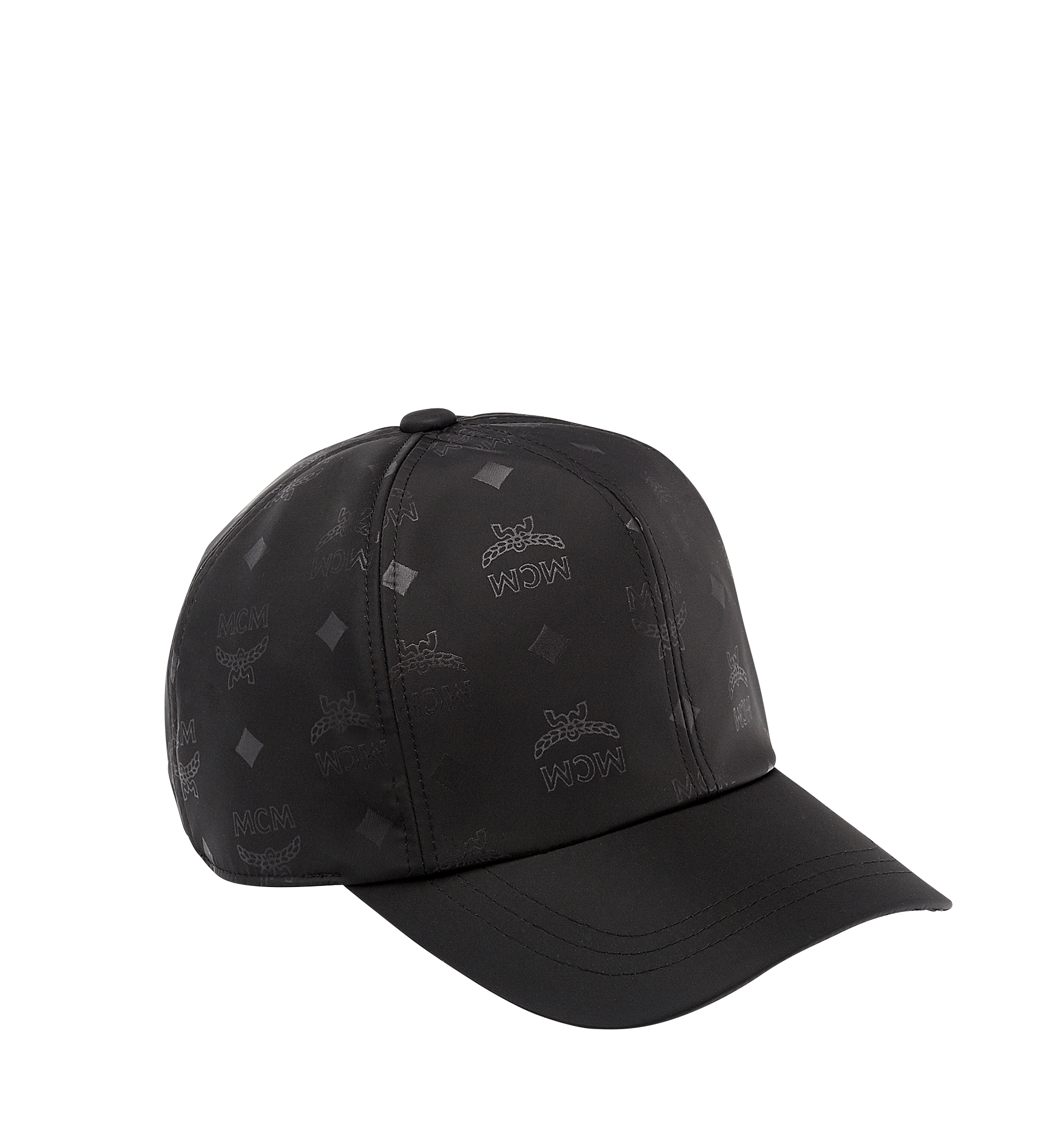 One Size Classic Cap in Monogram Nylon Black | MCM ®CA