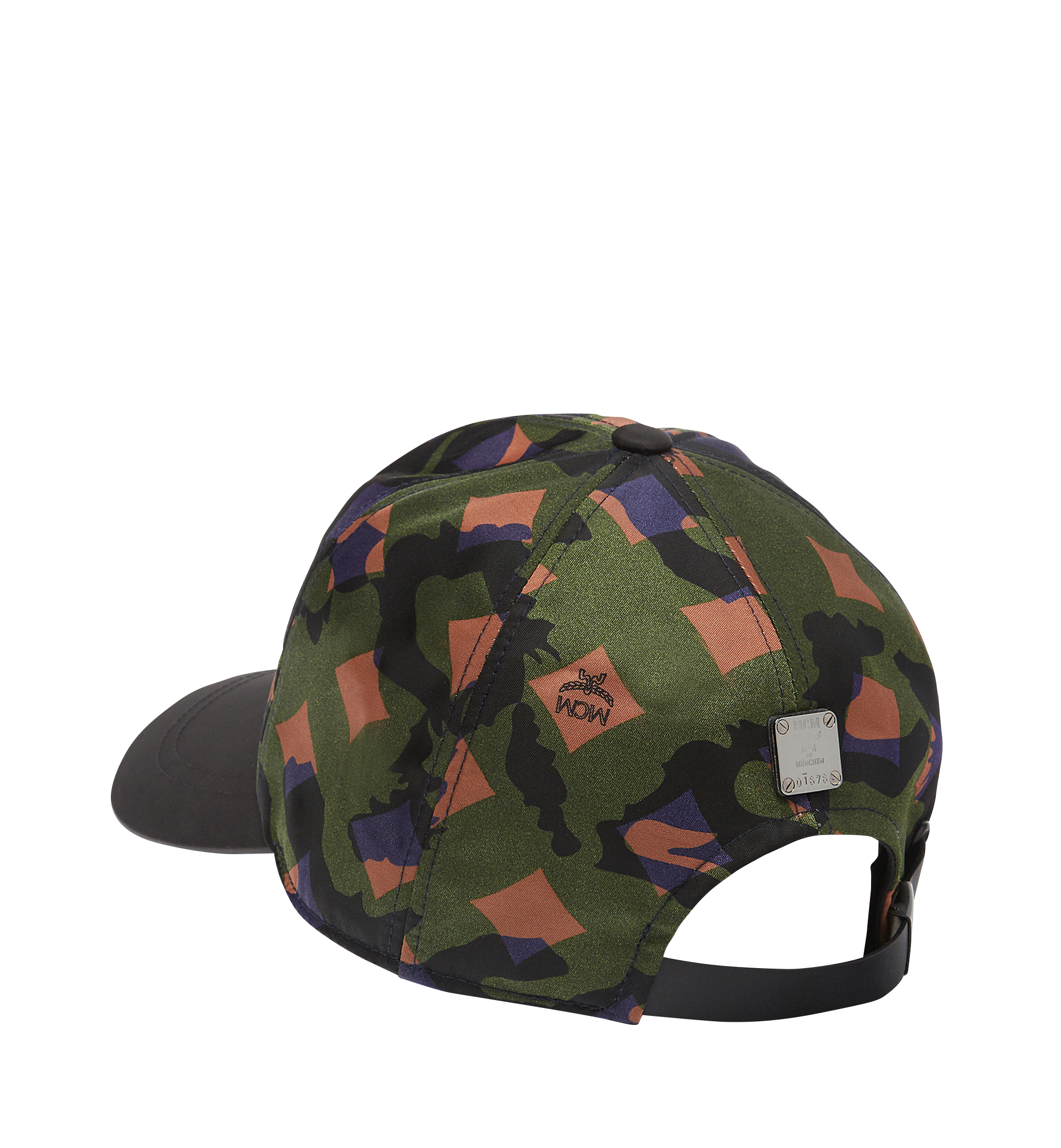 MCM Casquette Munich Lion en nylon Camo Green MEC7AMM02GX001 Plus de photos 1