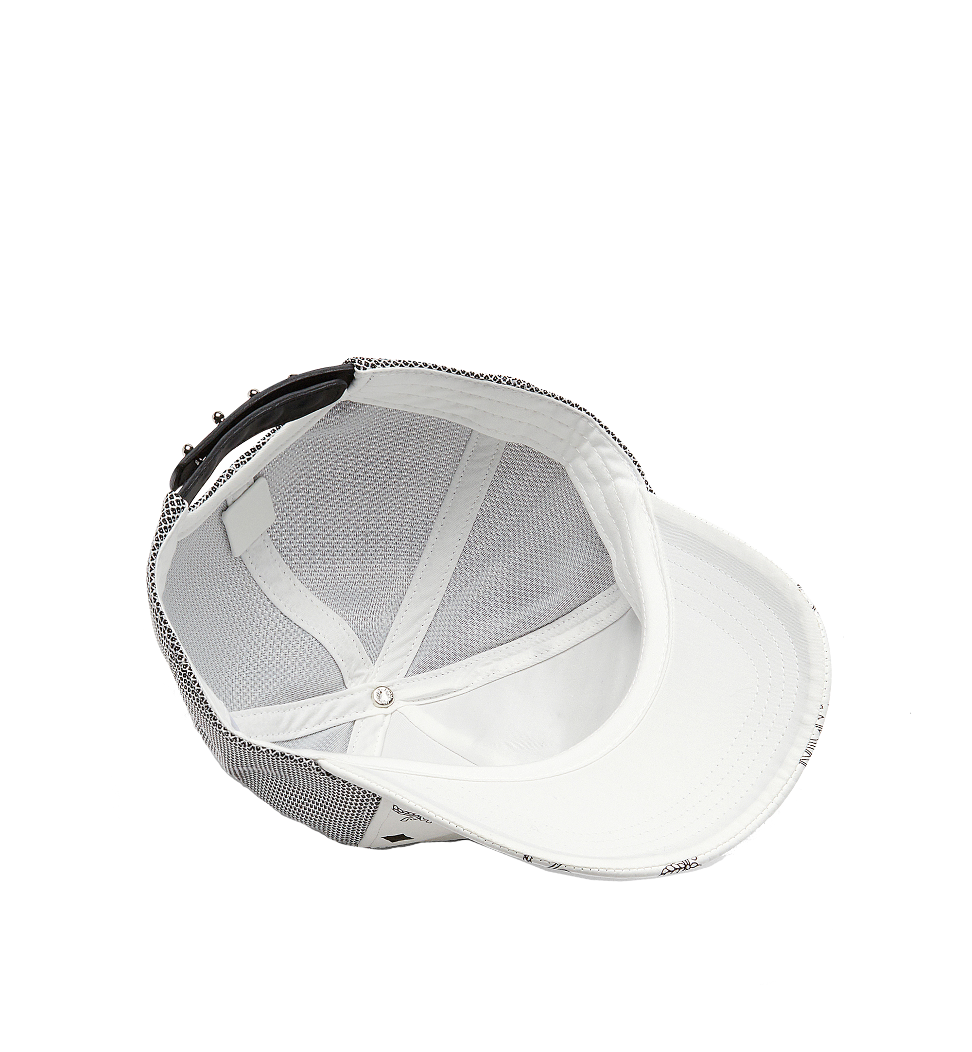 MCM Rabbit Mesh Cap in Visetos White MEC8SMM04WT001 Plus de photos 2