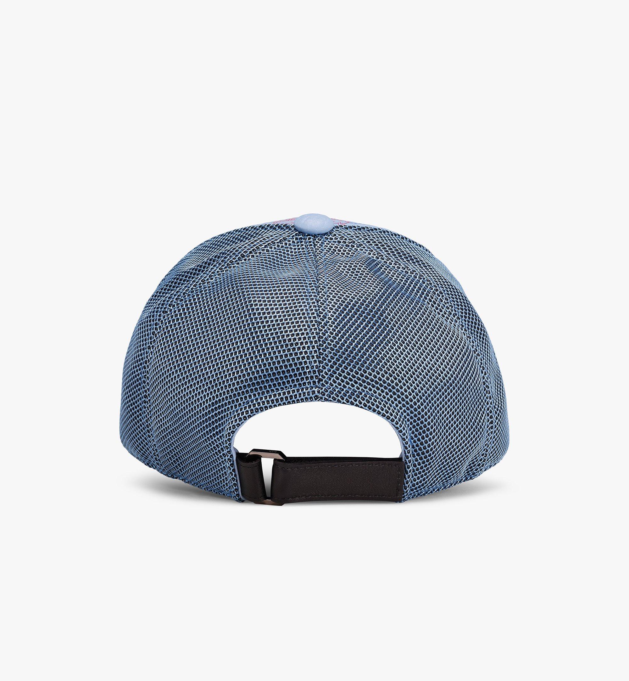 MCM Casquette en maille technique et toile Visetos Blue MEC9A2K10H2001 Plus de photos 1