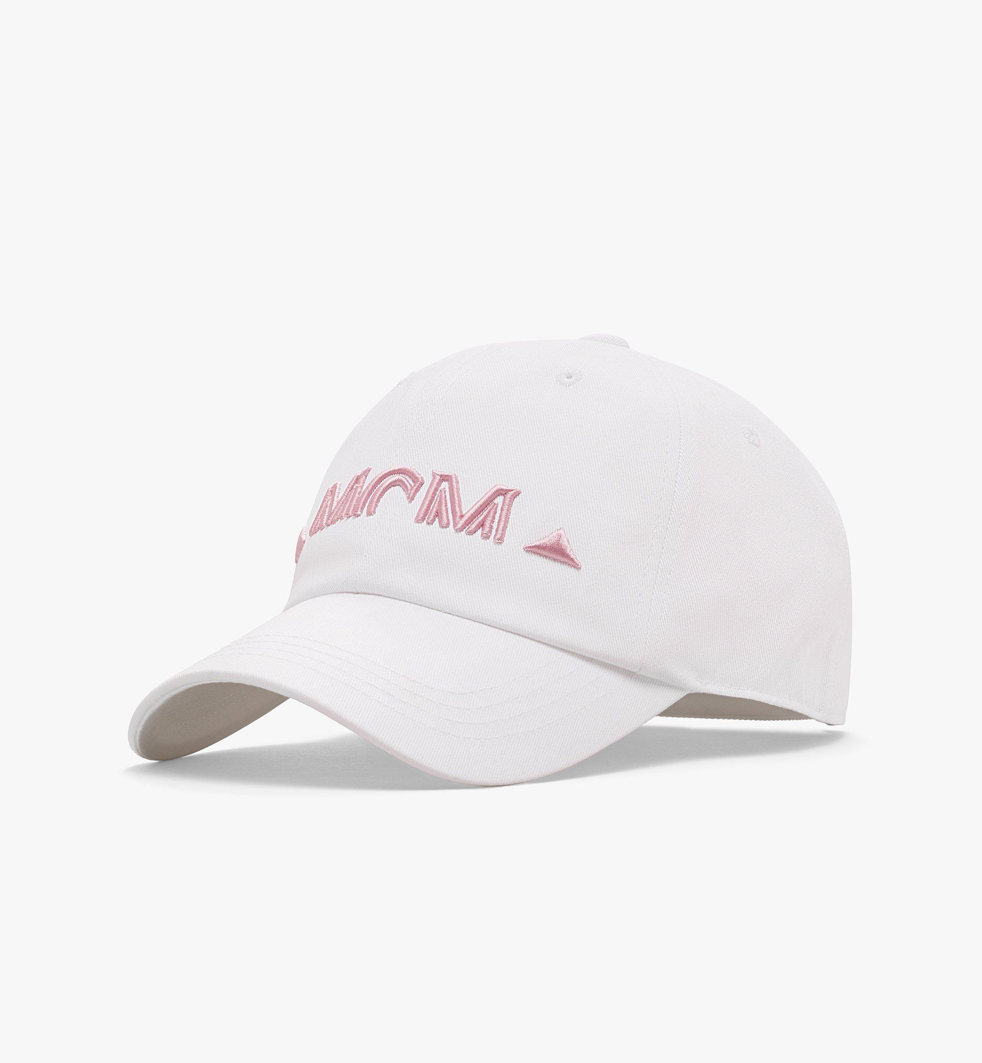 Download One Size Half Logo Cap White | MCM® US