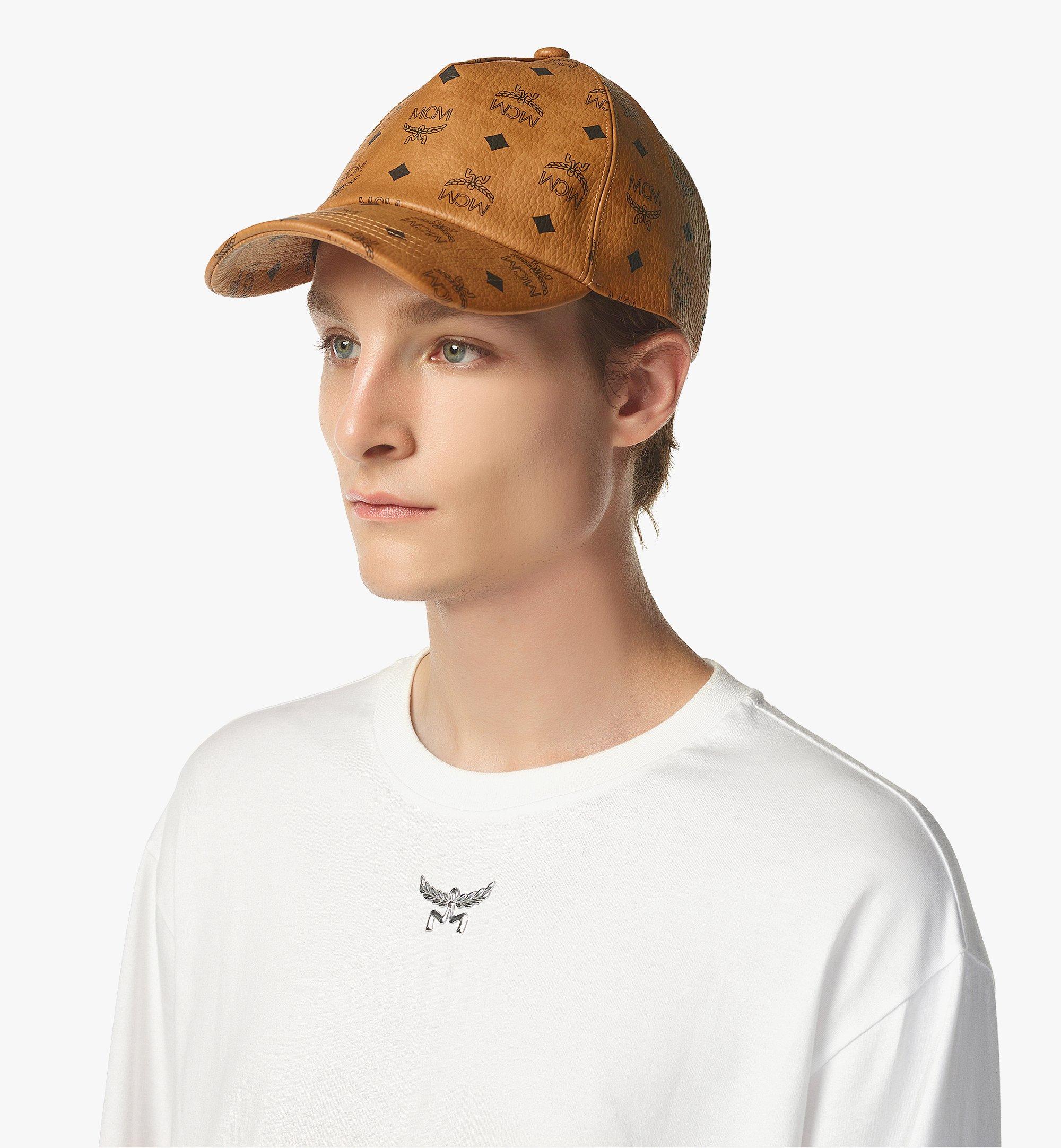 MCM Classic Cap in Visetos Cognac MECBAMM01CO001 Alternate View 2