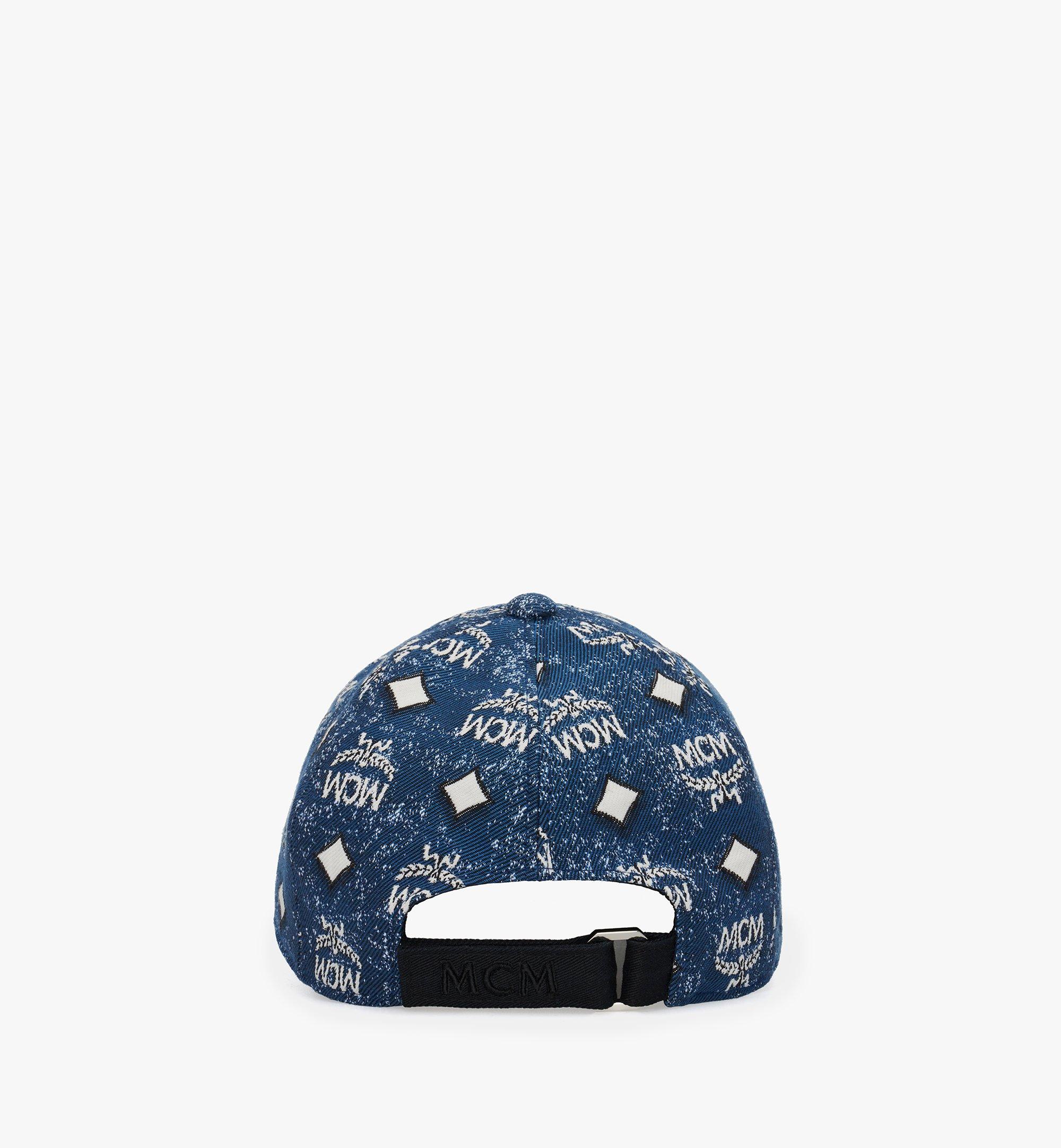 MCM, Accessories, Mcm Bucket Hat In Monogram Denim Blue