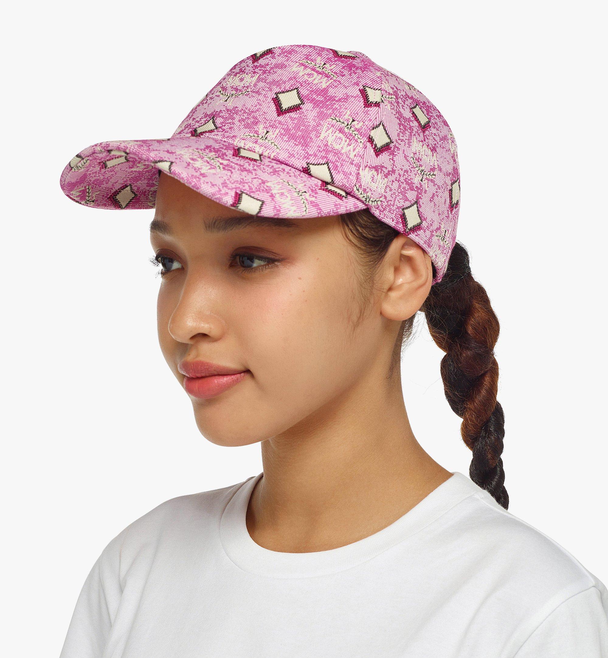 MCM Klassische Kappe aus Vintage-Jacquard mit Monogramm Pink MECBATQ01PK001 Noch mehr sehen 4
