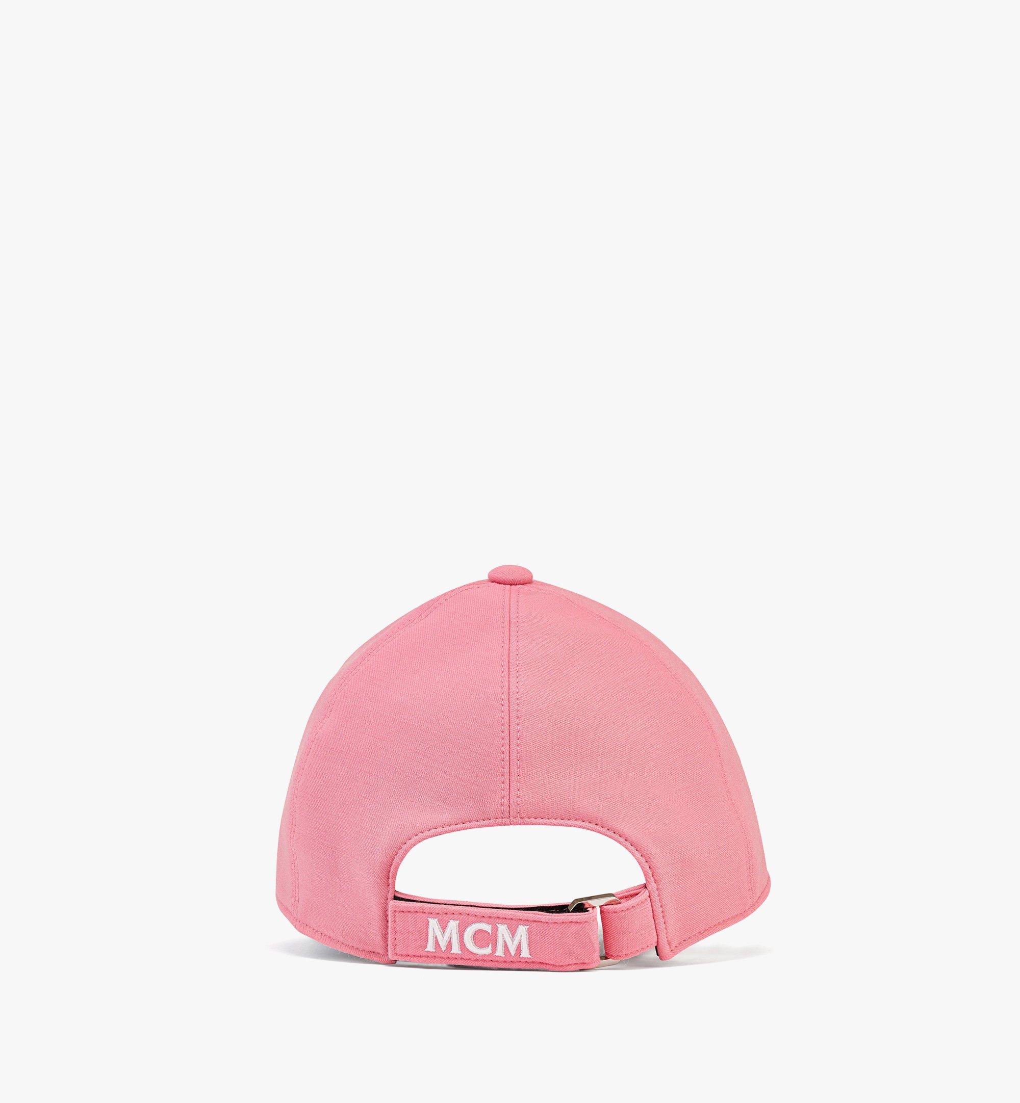 MCM Cubic Logo Jacquard Cap Pink MECCSCK03QV001 Alternate View 1