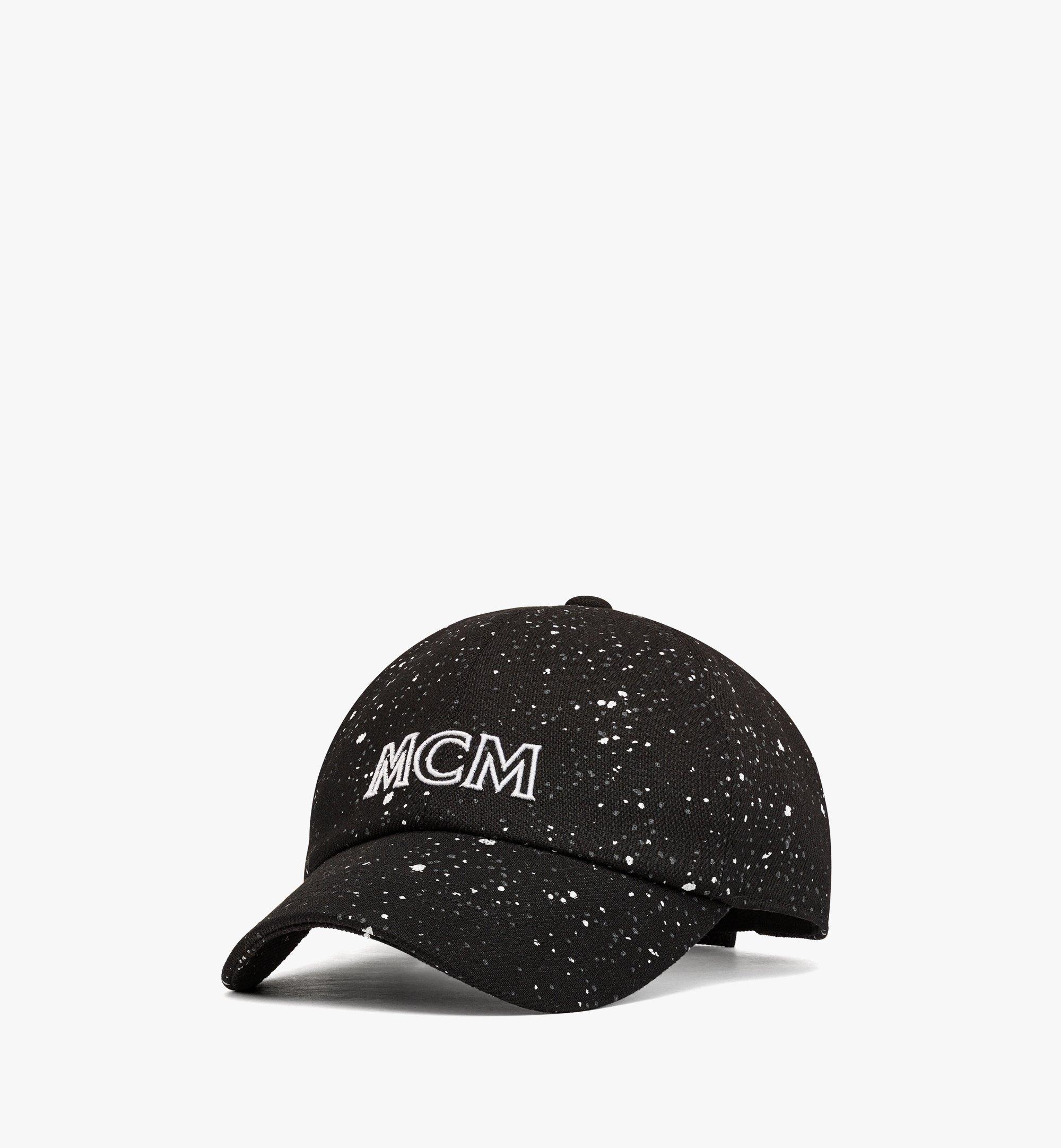 Casquette à logo et imprimé galaxie en coton