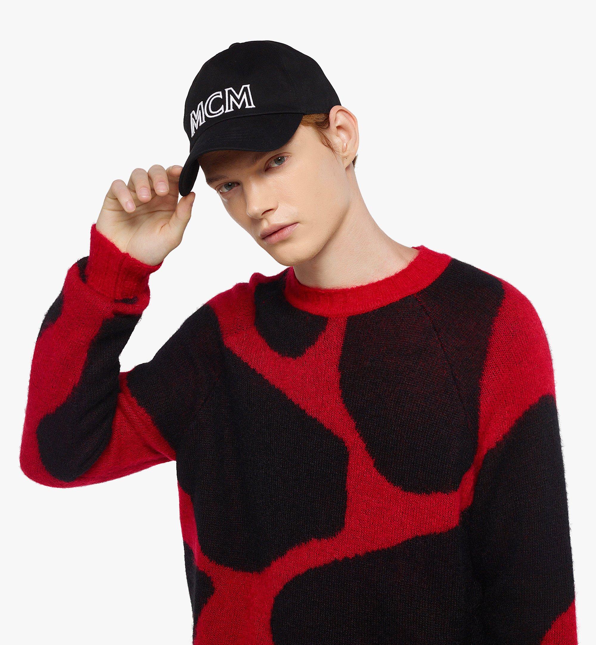 MCM MCM Essentials ロゴキャップ - コットンツイル Black MECDSBC01BK001 ほかの角度から見る 3