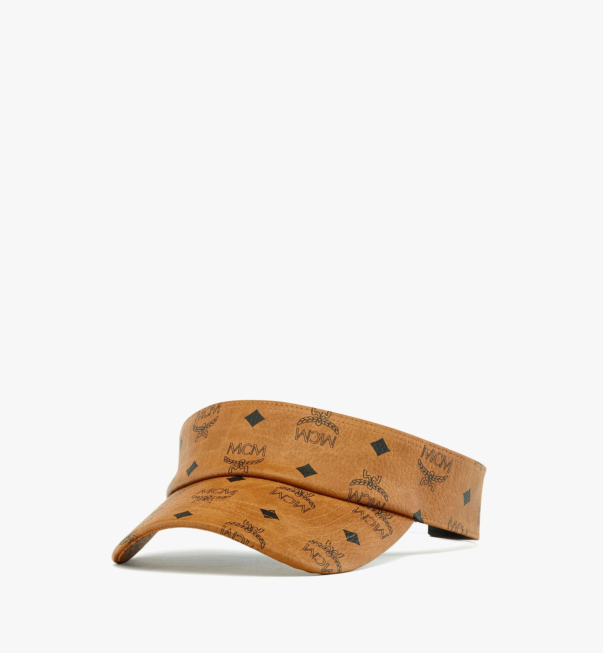 Louis Vuitton Leather-Trimmed Monogram Visor - Black Hats