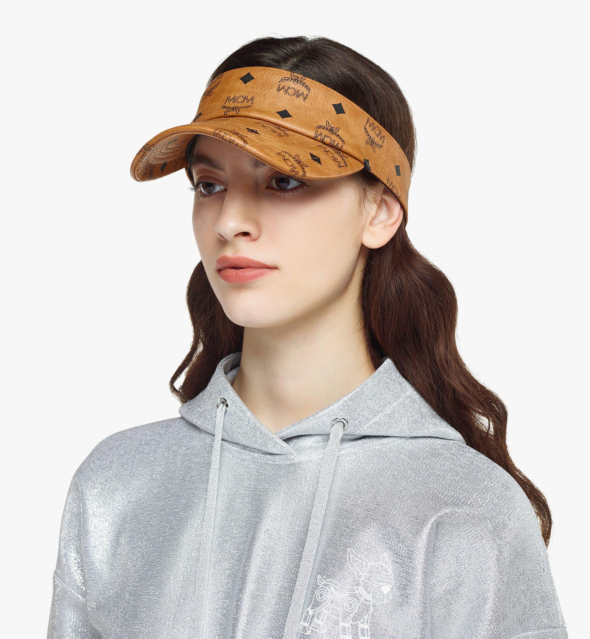 Adjustable Visor in Visetos Cognac | MCM ®US