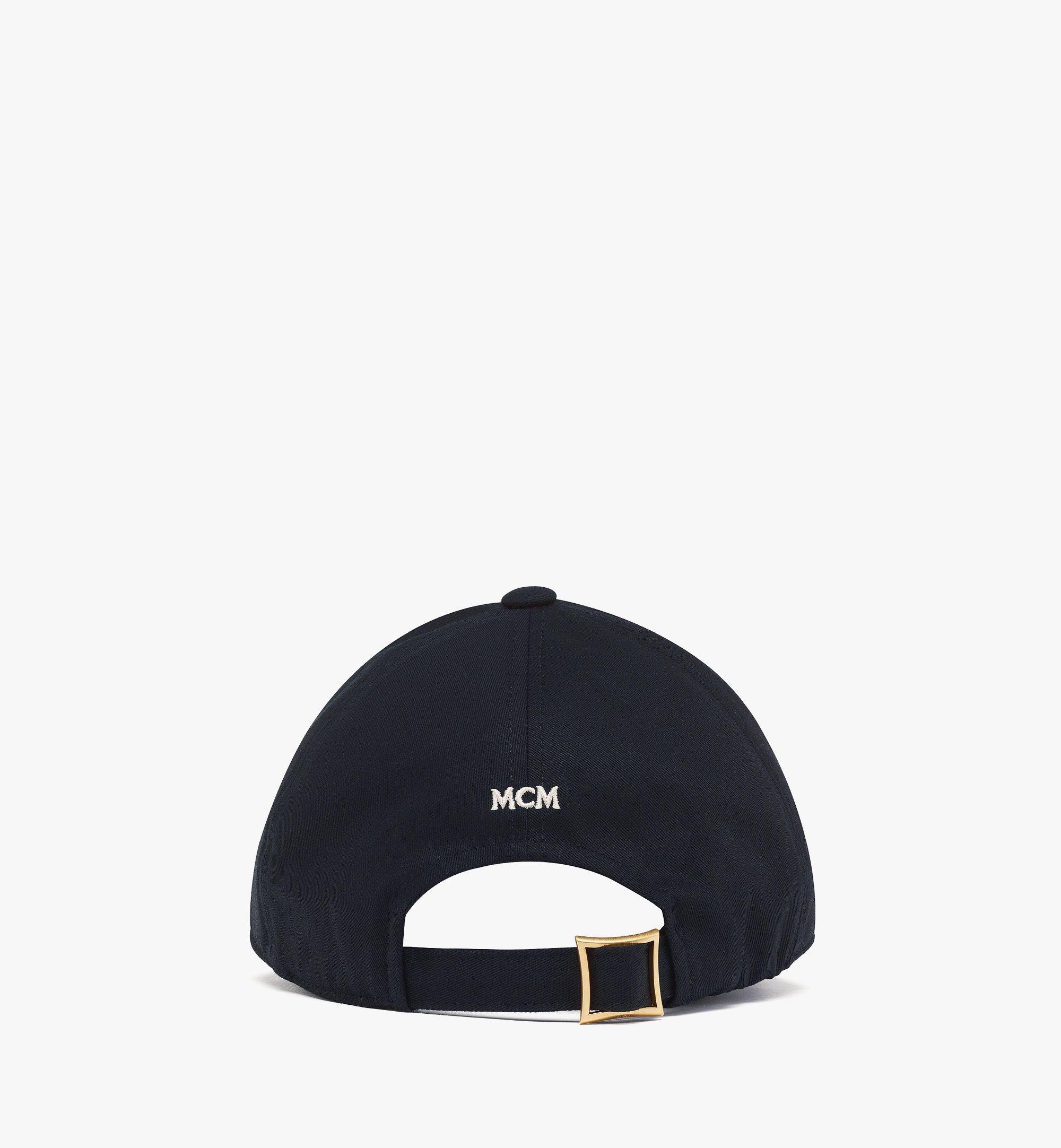 MCM ロゴキャップ Adjustable Essential Logo Cap in Cotton Twill Blue | MCM ®US