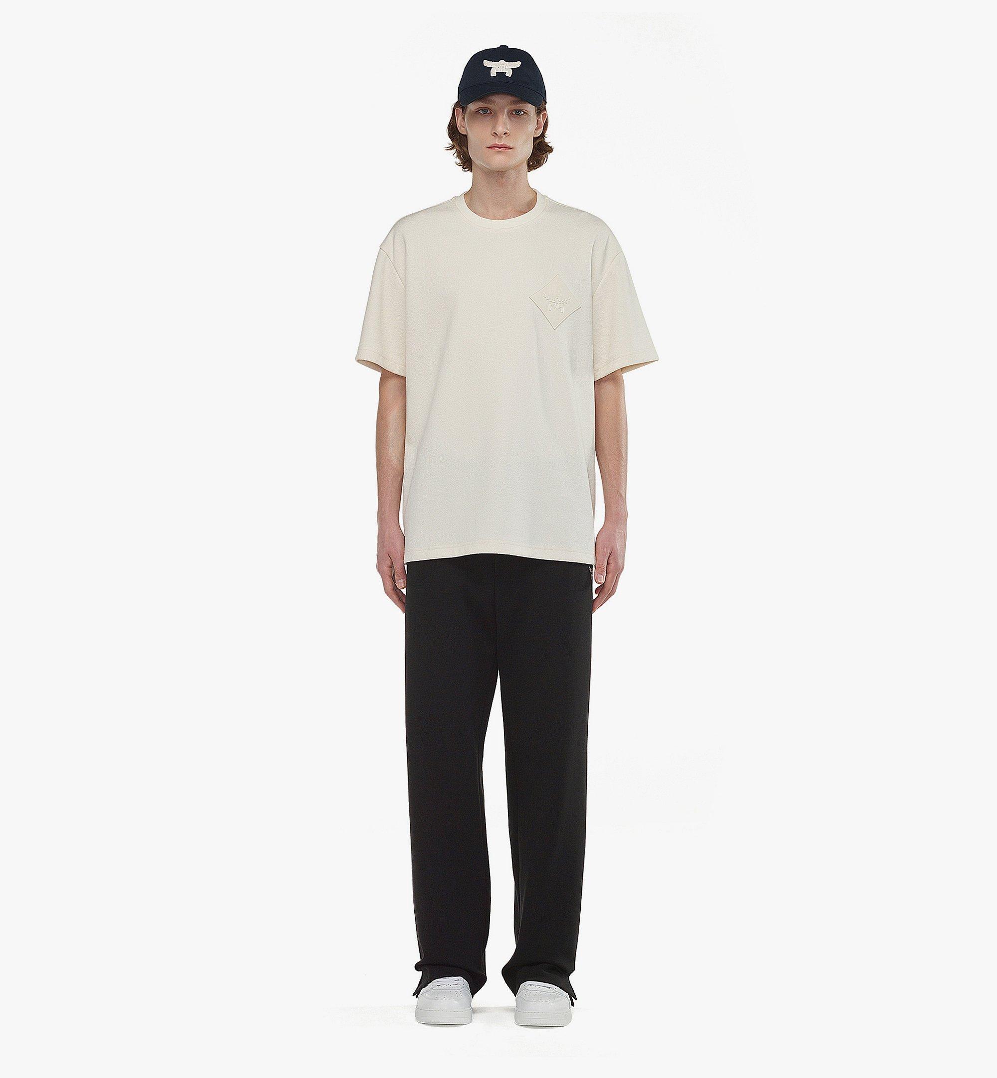 MCM Essential Logo Cap in Cotton Twill Navy MECESBC01VD001 Alternate View 3
