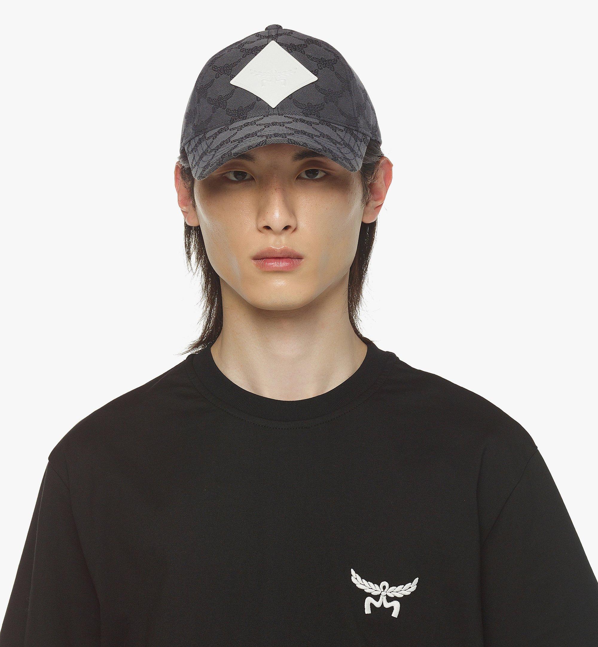 One Size Classic Cap in Lauretos Denim Jacquard Grey | MCM ®US