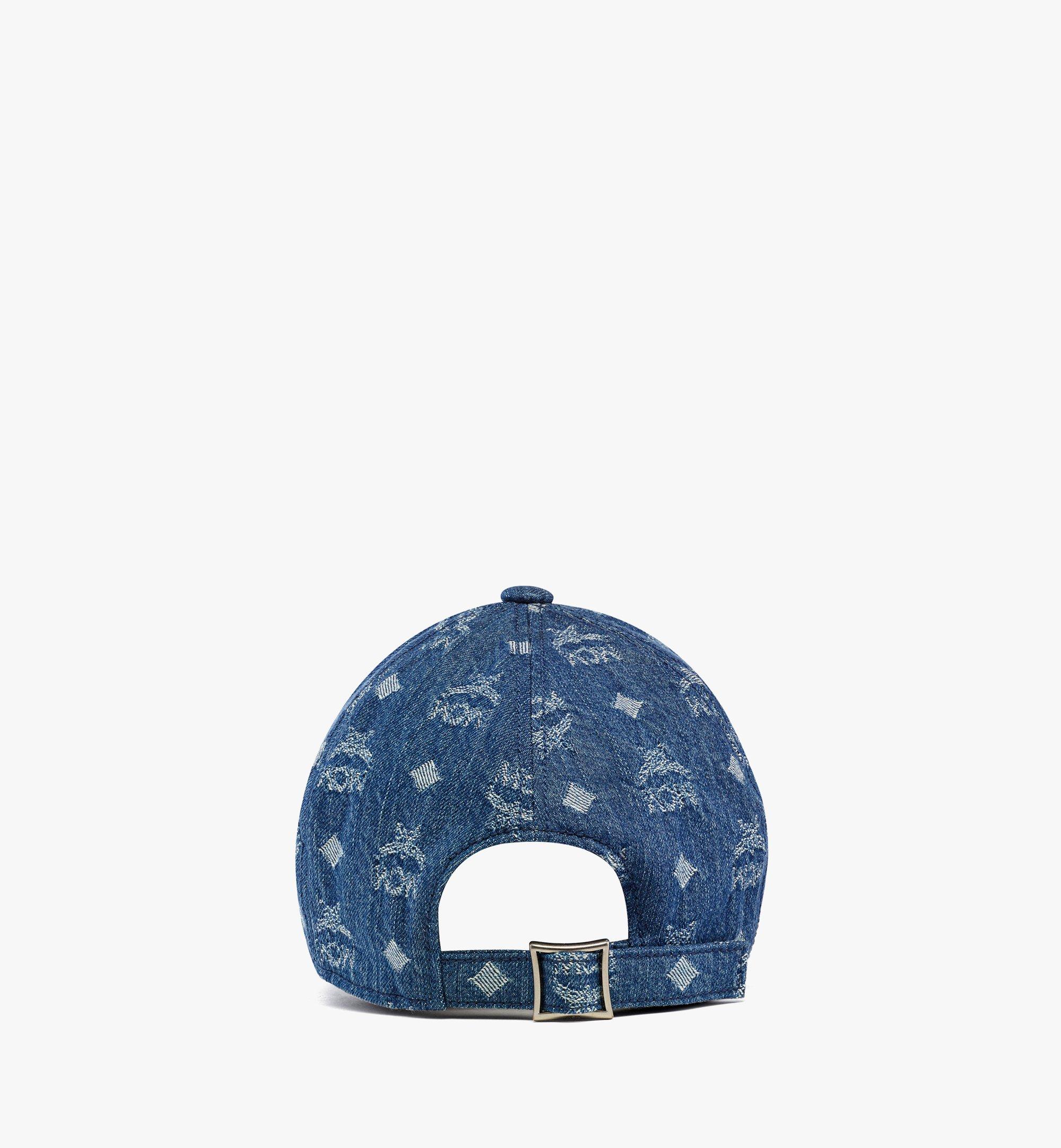 【MCM】CAP キャップ ロゴ デニム MECESMM02 ユニセックス One Size クラシック キャップ - モノグラム デニムジャカード