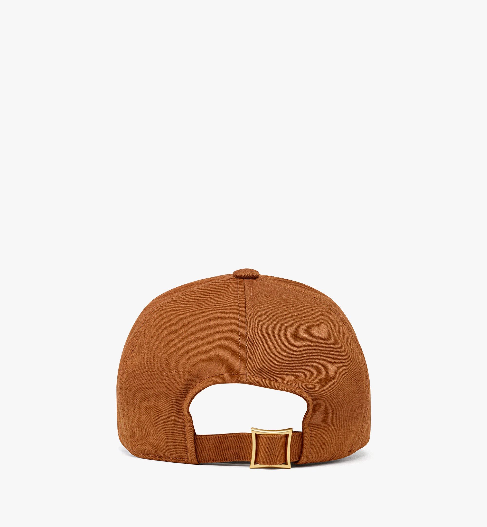 MCM Kappe aus Baumwoll-Twill mit Logo-Stickerei Cognac MECFSMM07CO001 Noch mehr sehen 1
