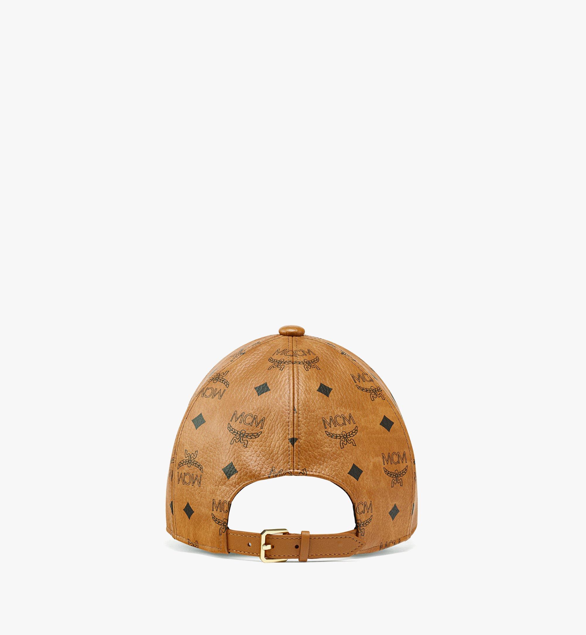 MCM Classic Cap in Visetos Cognac MECFSMM11CO001 Alternate View 1
