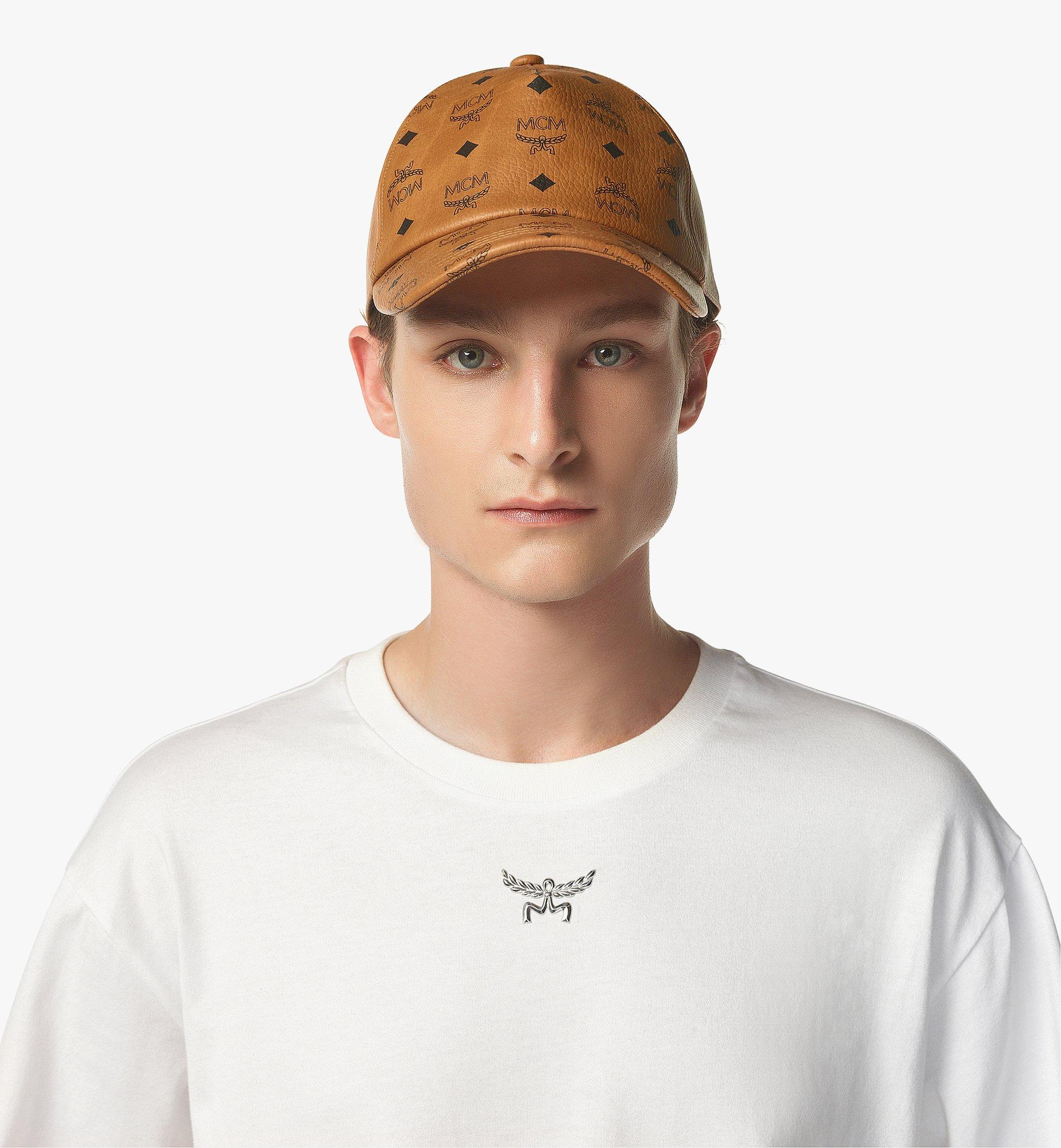 MCM Classic Cap in Visetos Cognac MECFSMM11CO001 Alternate View 2
