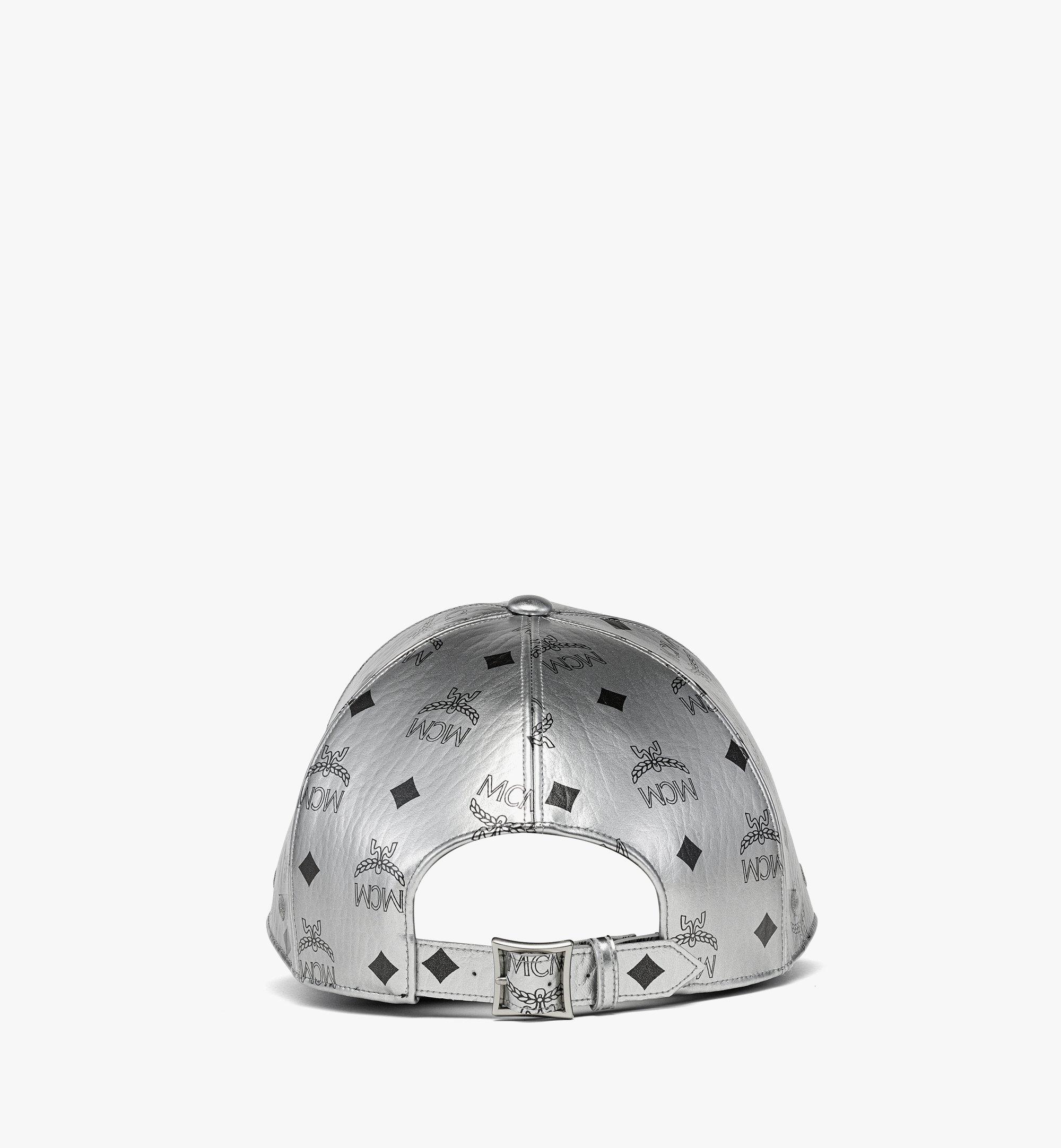 One Size Classic Cap in Visetos Silver | MCM ®US