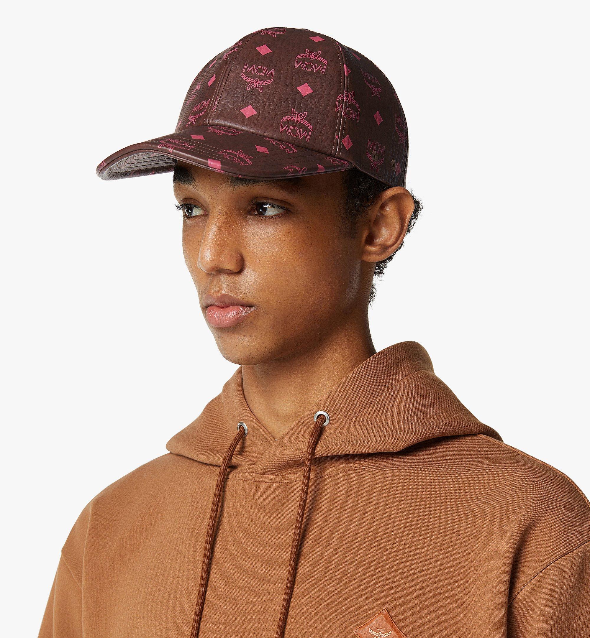 MCM Brown Visetos Adjustable Unisex Cap MCM Visetos Authentic Baseball Mesh Cap Hat Adjustable  main image 2