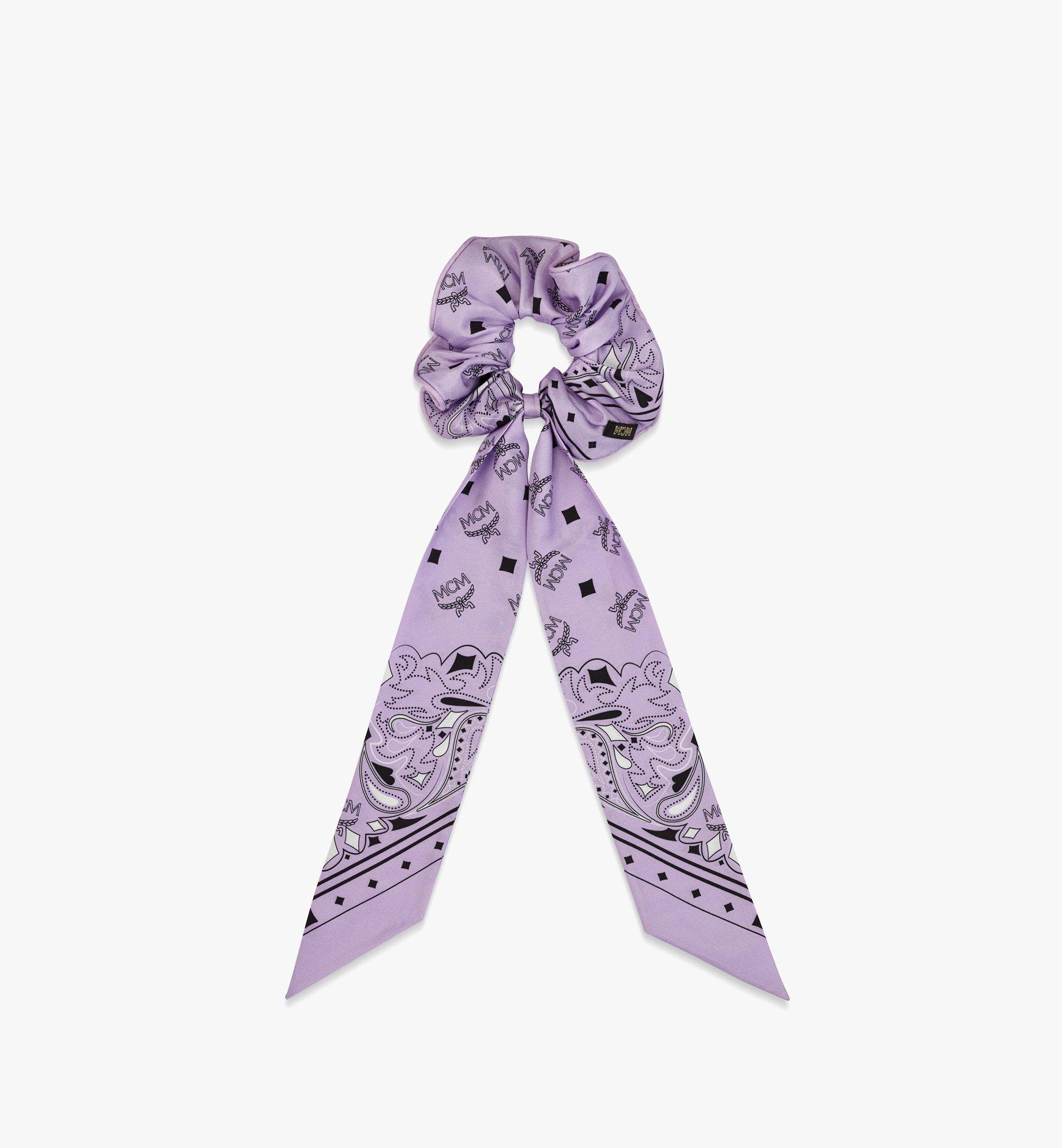 Louis Vuitton Purple & Pink Ombre Monogram Silk Bandeau Scarf