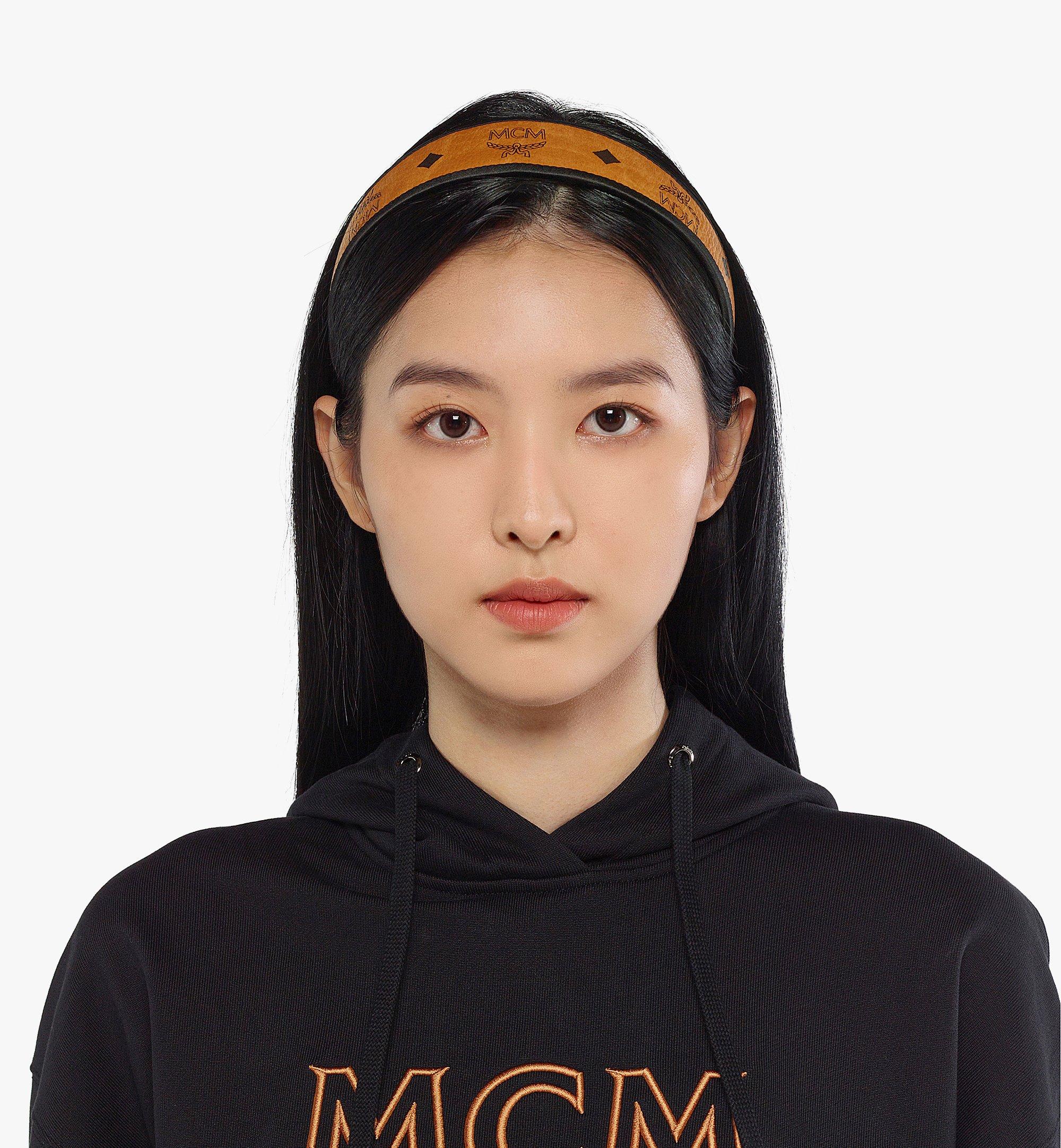 One Size Hairband in Visetos Cognac | MCM ®US display picture 3