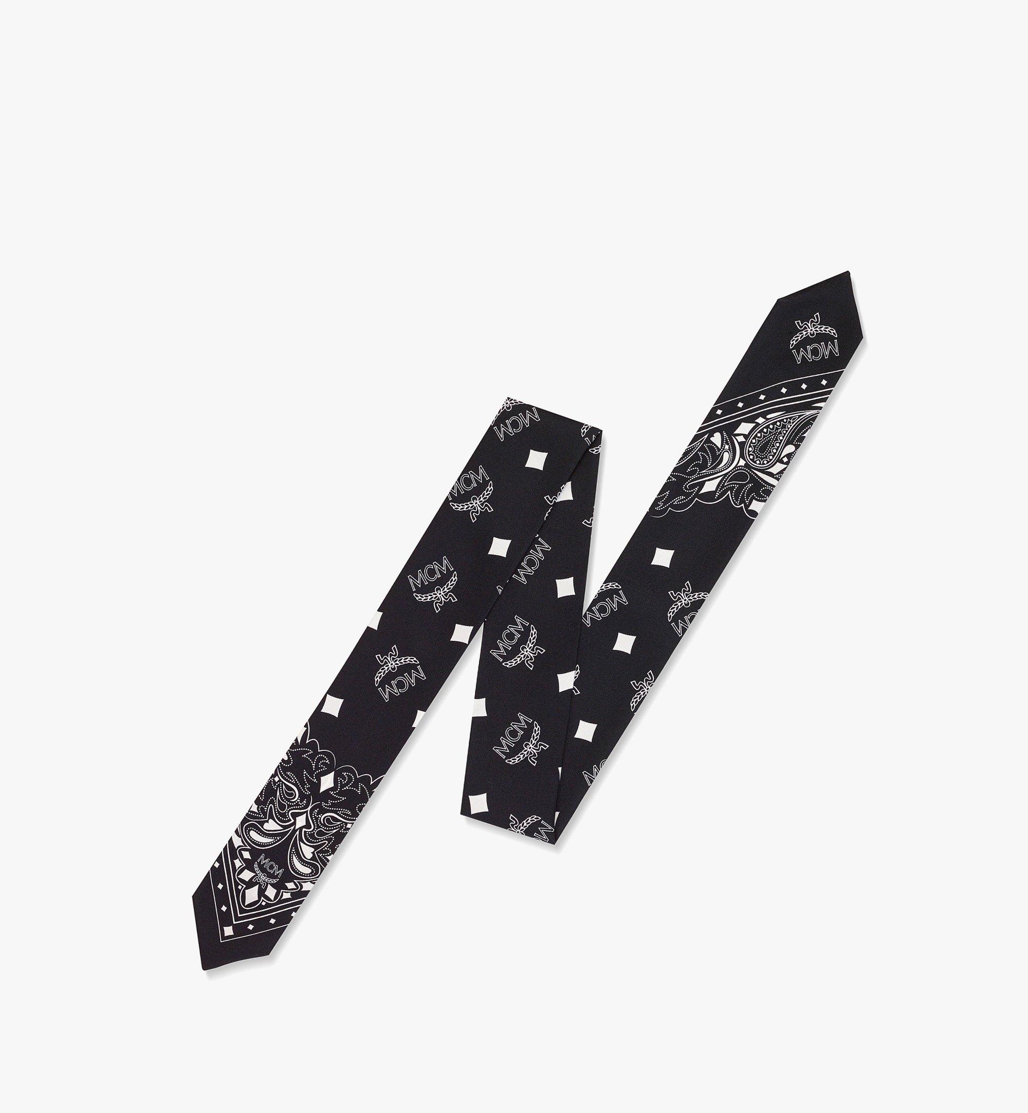 Bandana经典花纹印花丝绸小围巾