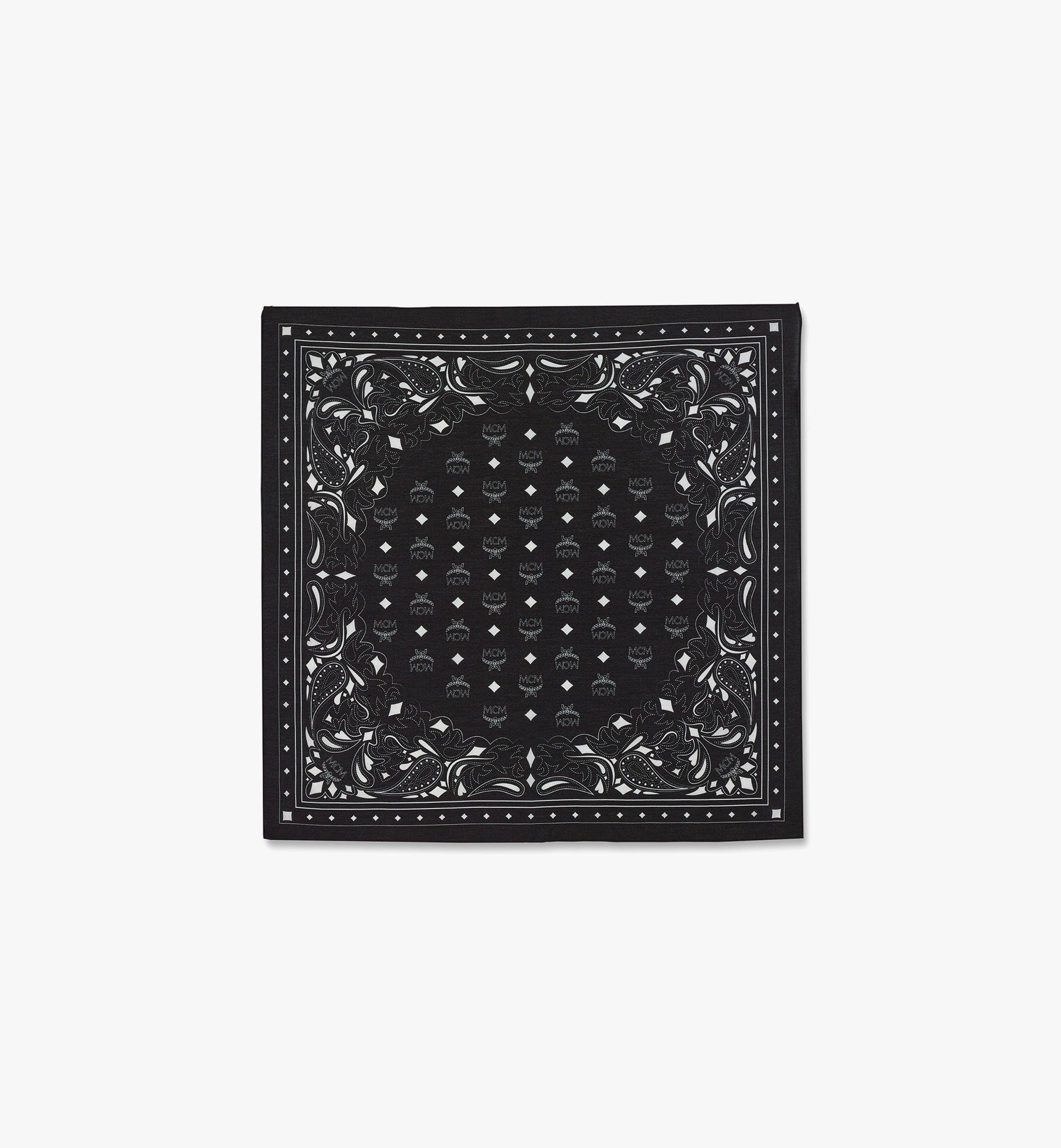 Mcm Bandana-Print Cotton-Silk Scarf