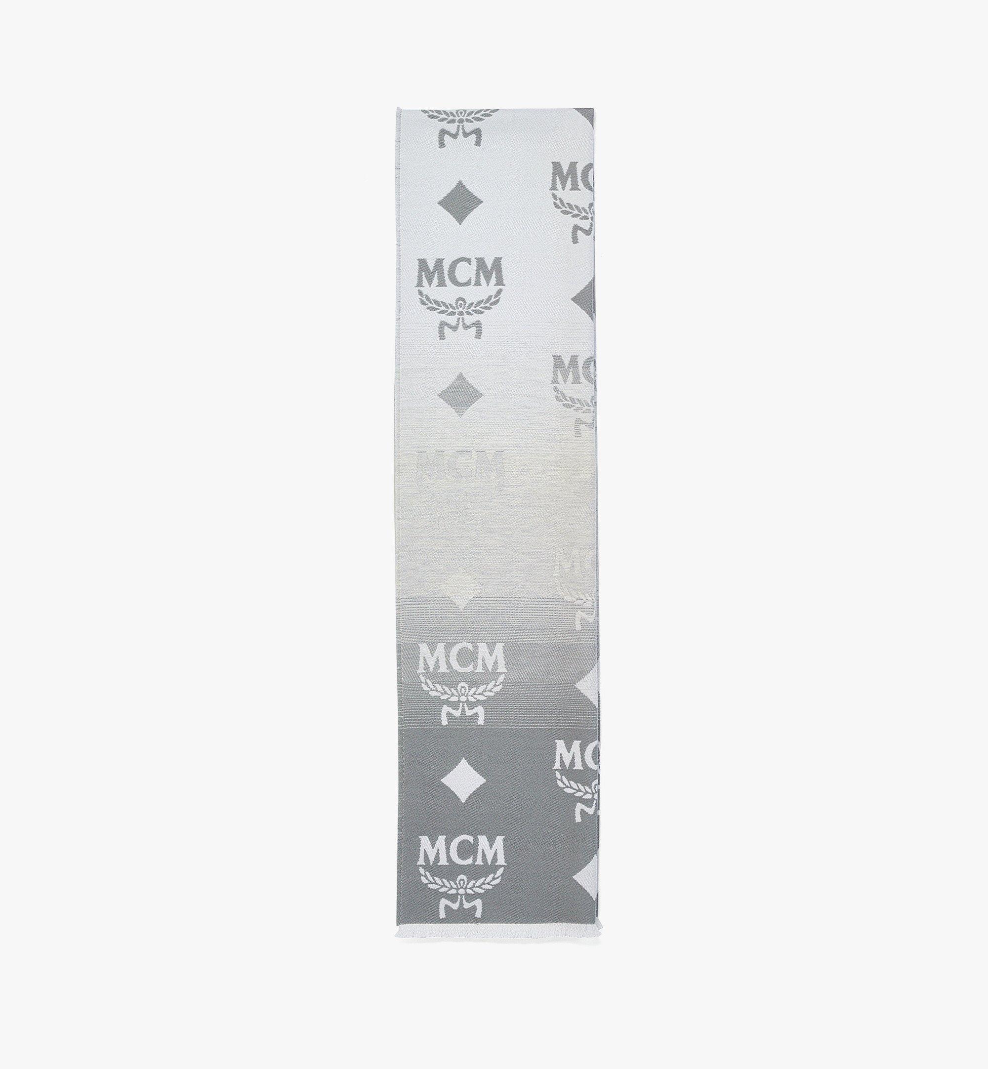 MCM グラデーションモノグラム ストール White MEFDAMM15WG001 ほかの角度から見る 1