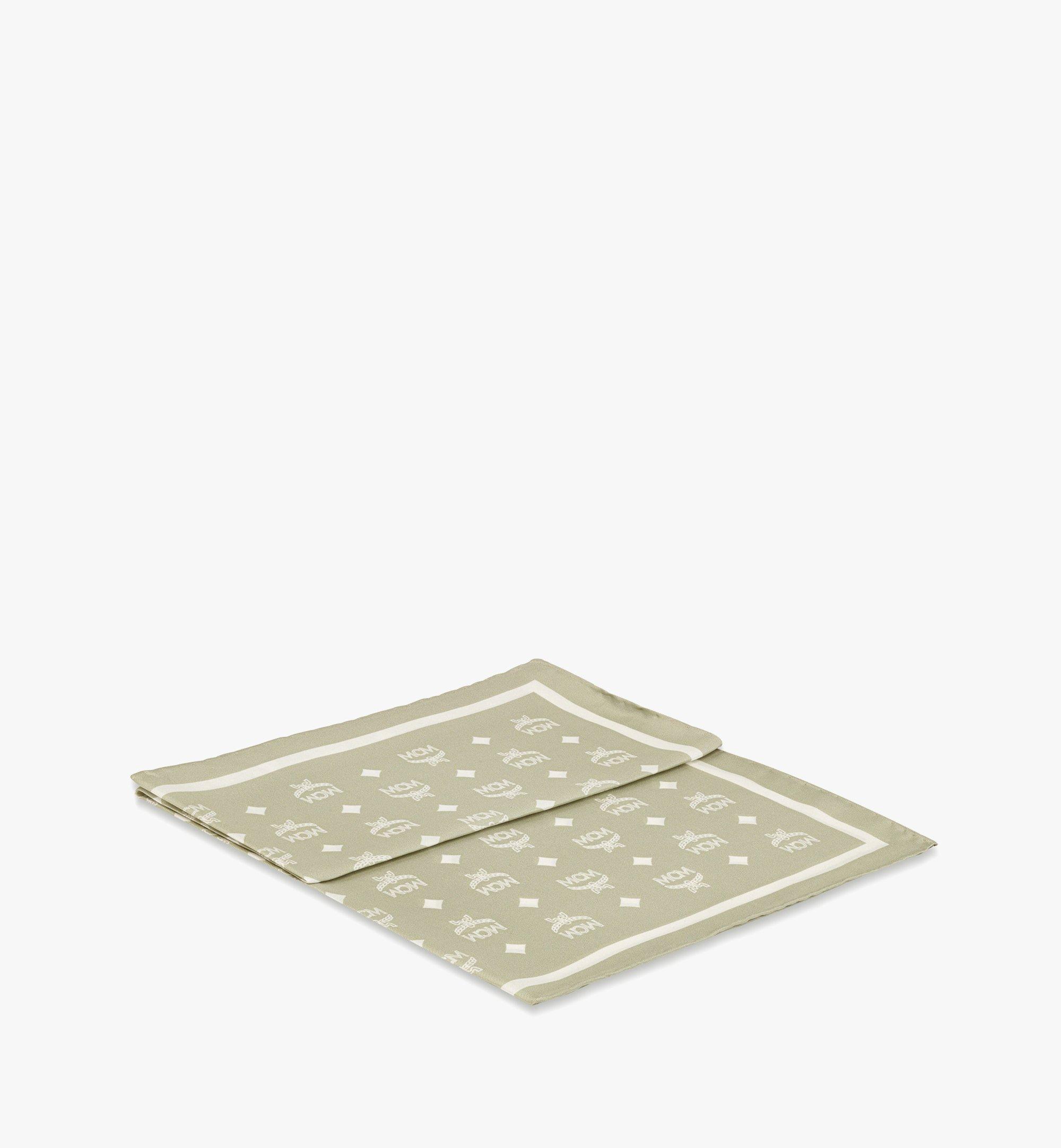 MCM Bandana-Tuch aus Seide mit Monogramm-Print Green MEFDSMM15J3001 Noch mehr sehen 1