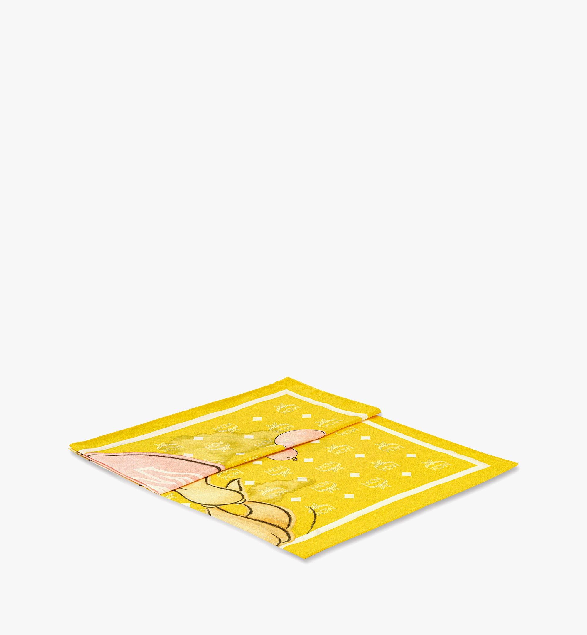 MCM Looney Tunes x MCM  Monogram Print Bandana Scarf Yellow MEFDSMM17YW001 Alternate View 1