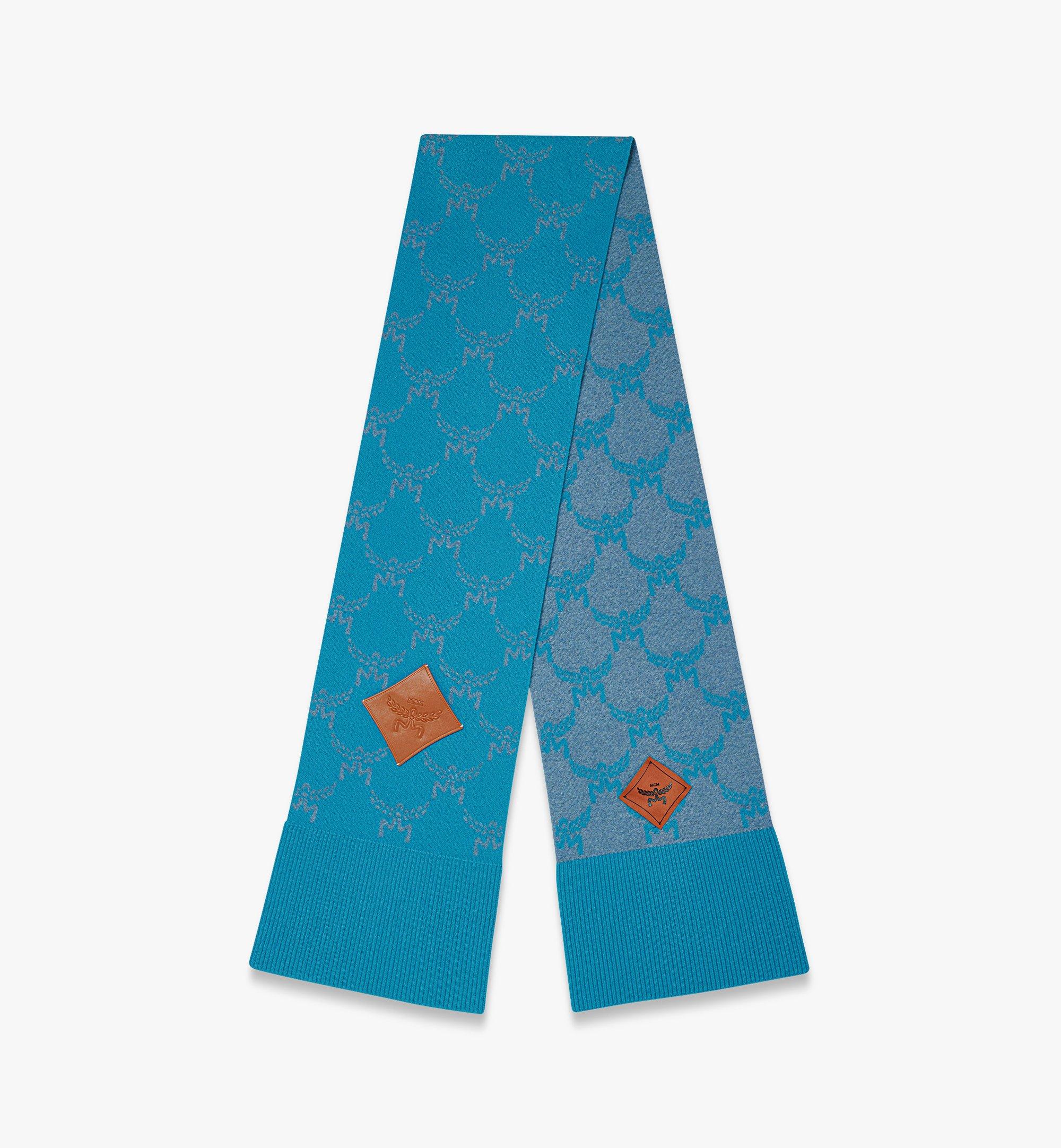 One Size Reversible Lauretos Stole in Wool and Recycled Cashmere Blue ...