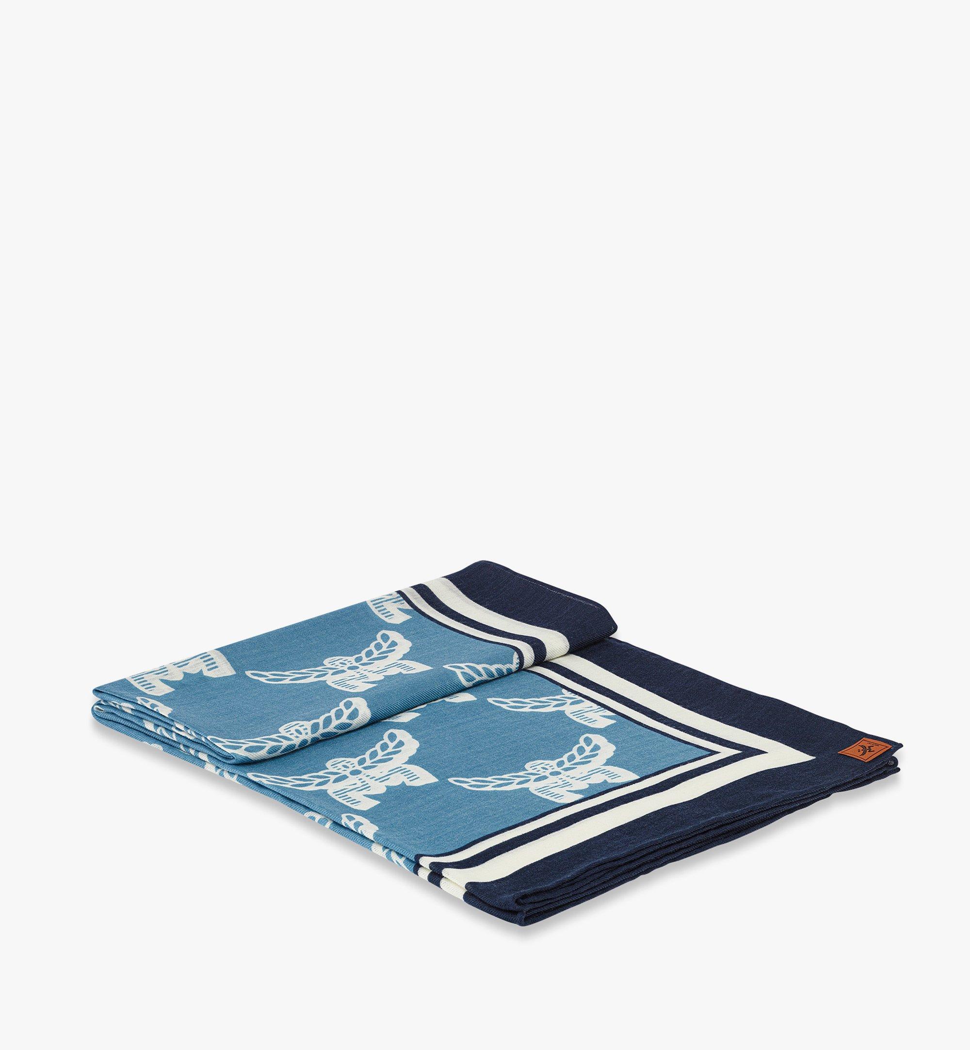 Lauretos Monogram Wool Shawl