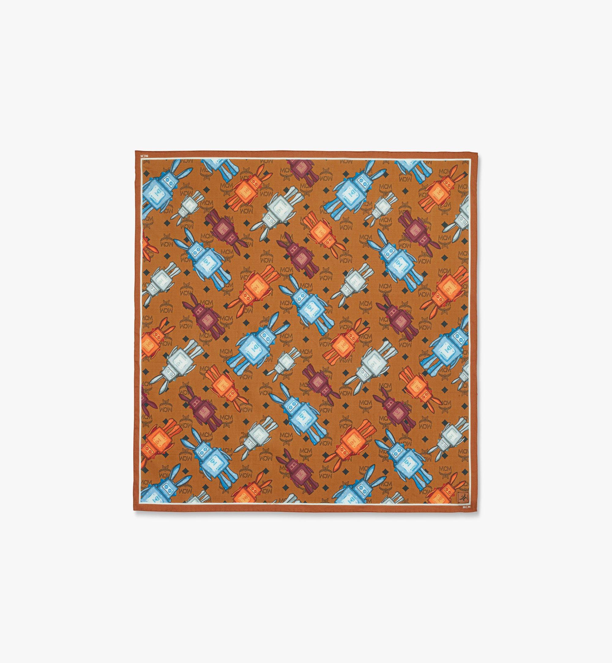 Foulard bandana à imprimé monogramme Rabot