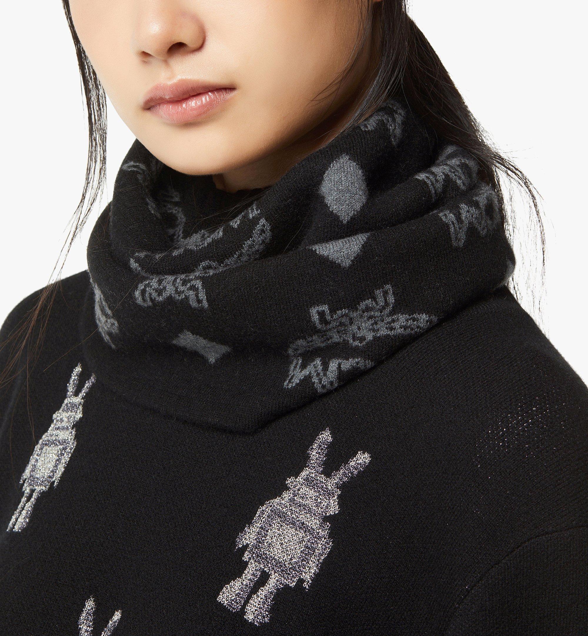 Neck Warmer in Monogram Wool Jacquard