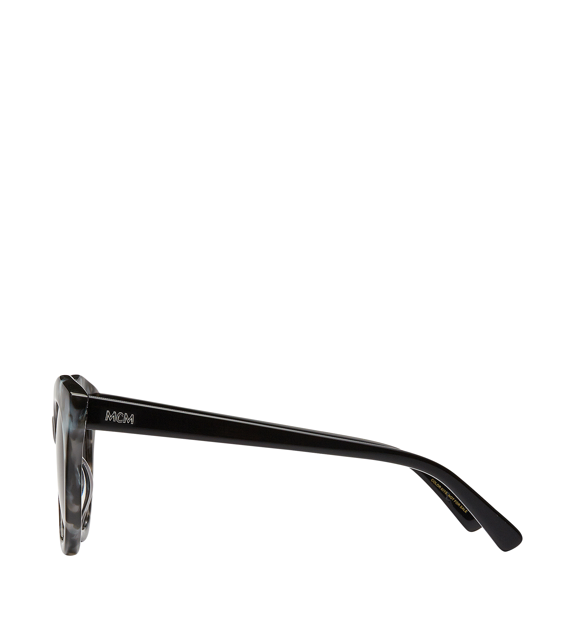 MCM Round Gradient Sunglasses Black MEG7A2I02BK001 Alternate View 2