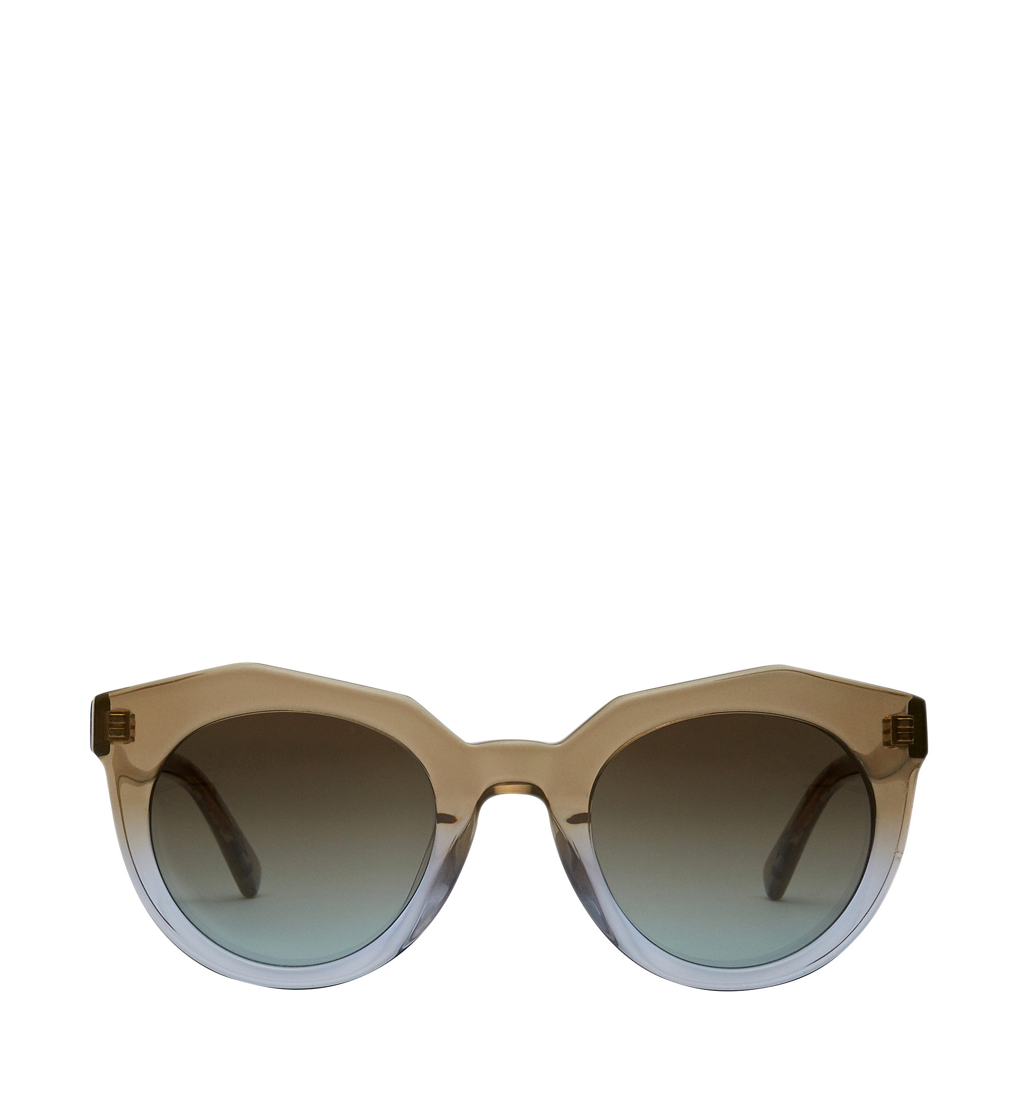 MCM Round Gradient Sunglasses BLUE MEG7A2I02LA001 Alternate View 1