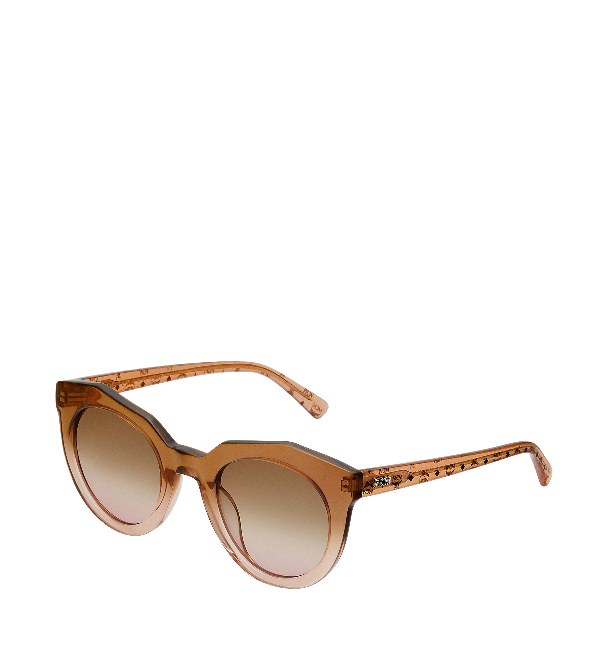 MCM Square Gradient Sunglasses Brown MEG7A2I03PC001 Alternate View 1