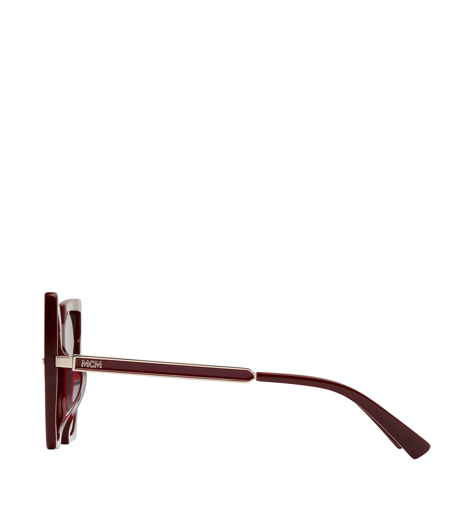 MCM Round Cut Out Sunglasses RED MEG7A2I11UX001 Alternate View 2