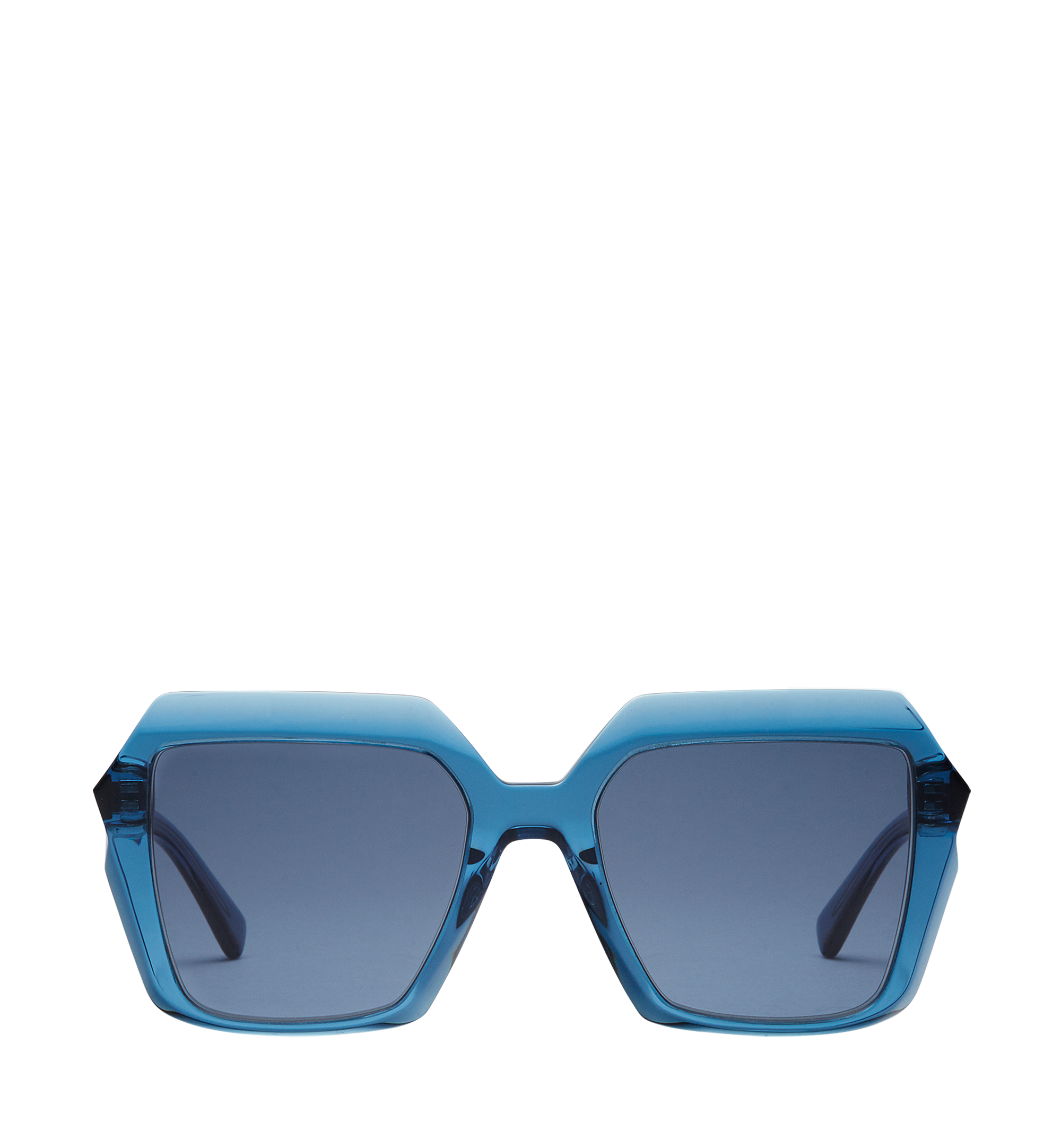 MCM Square Half Diamond Sunglasses Blue MEG8S2I01CT001 Noch mehr sehen 1