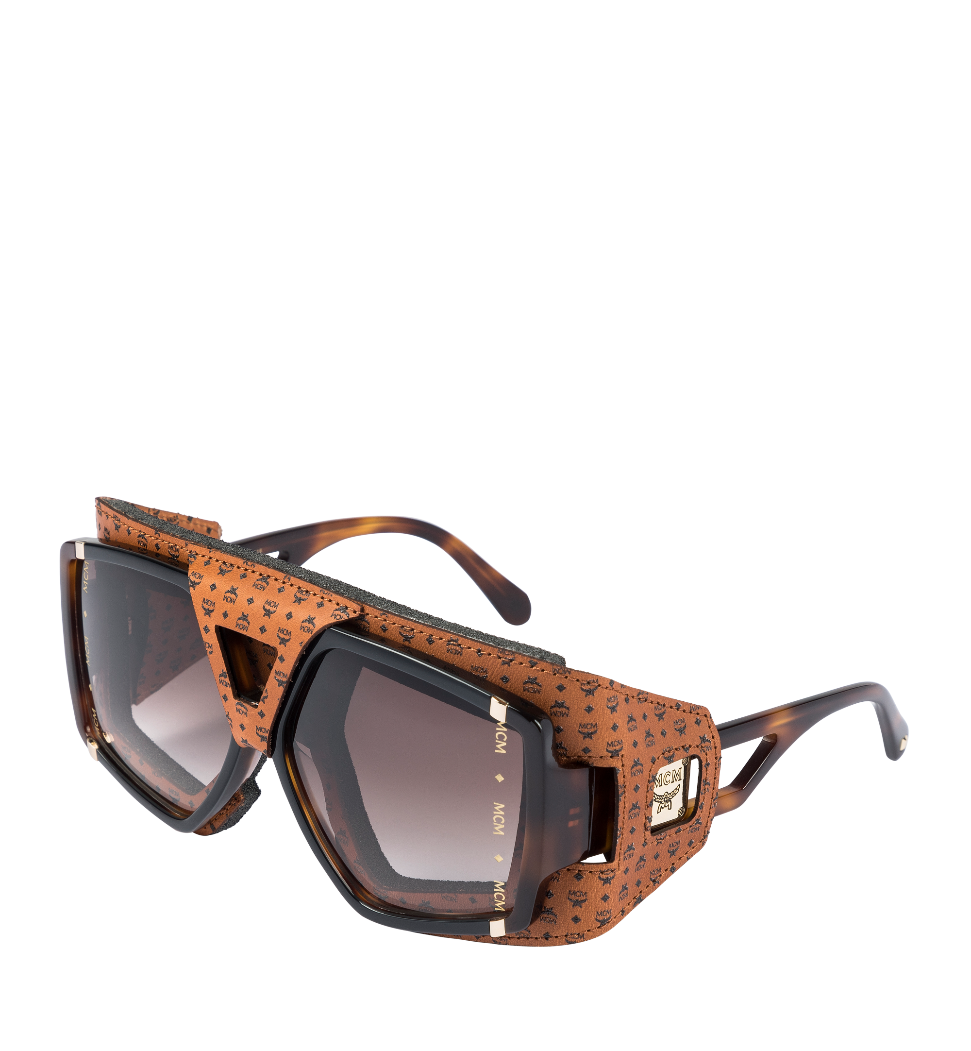 One Size Oversized Vintage Sunglasses Black MCM ®US