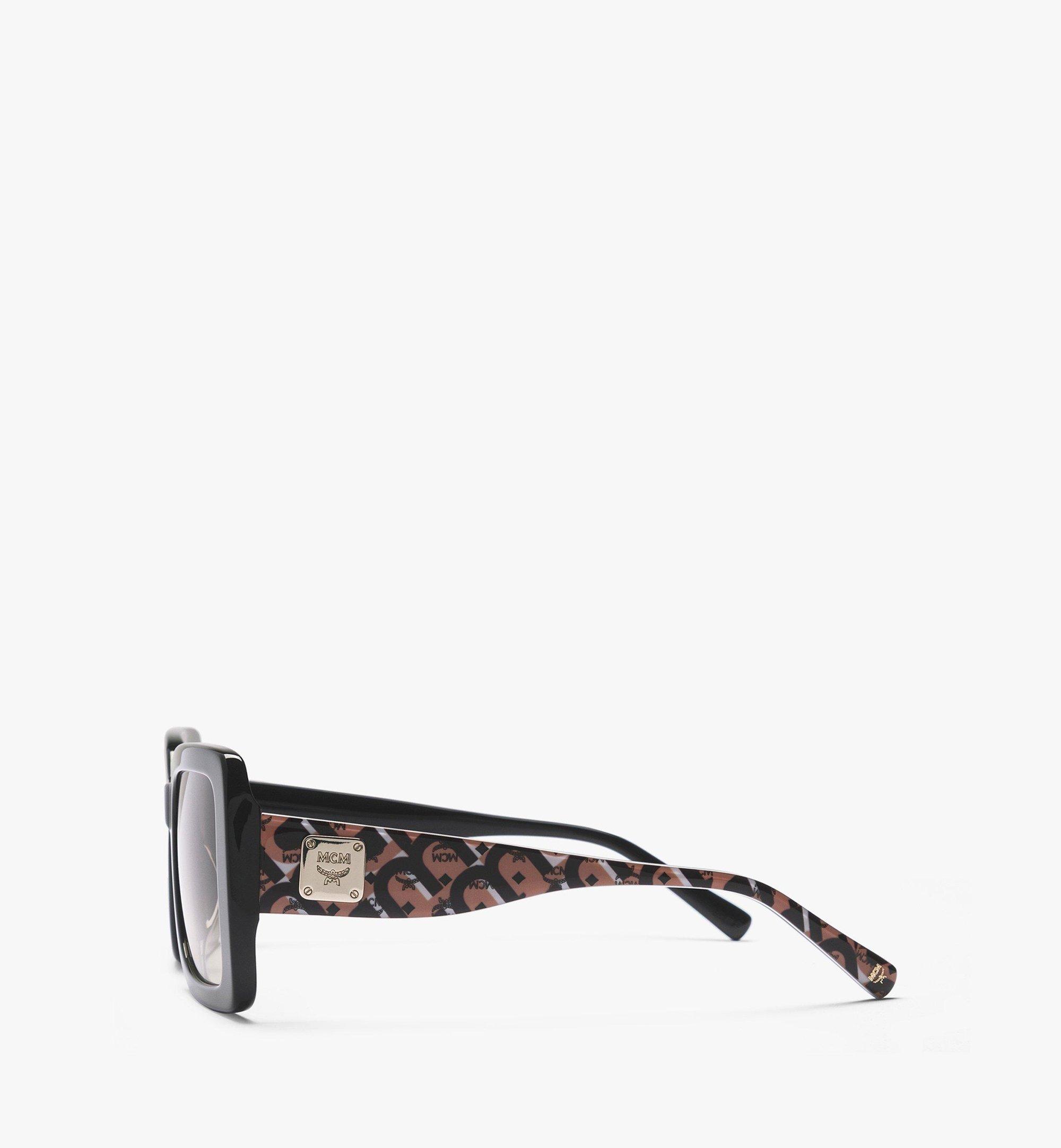 MCM Rechteckige Sonnenbrille Black MEGBAMM07BK001 Noch mehr sehen 1